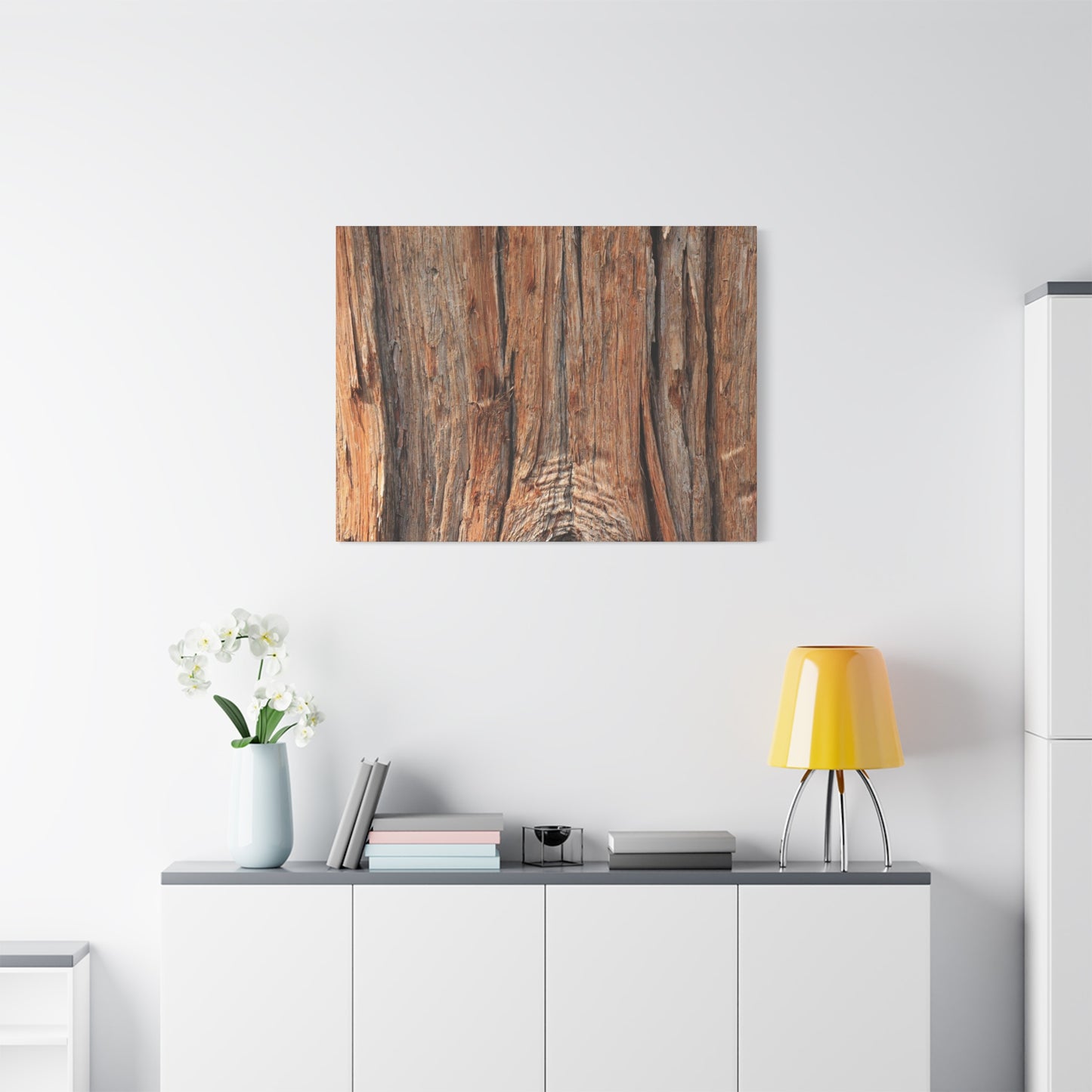 Bark's Ancient Whispers - Unique Frameless Canvas Wall Art