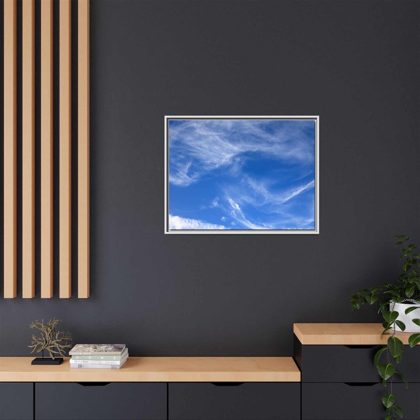 Cloudscape Reverie - Unique Stretched Canvas Wall Art
