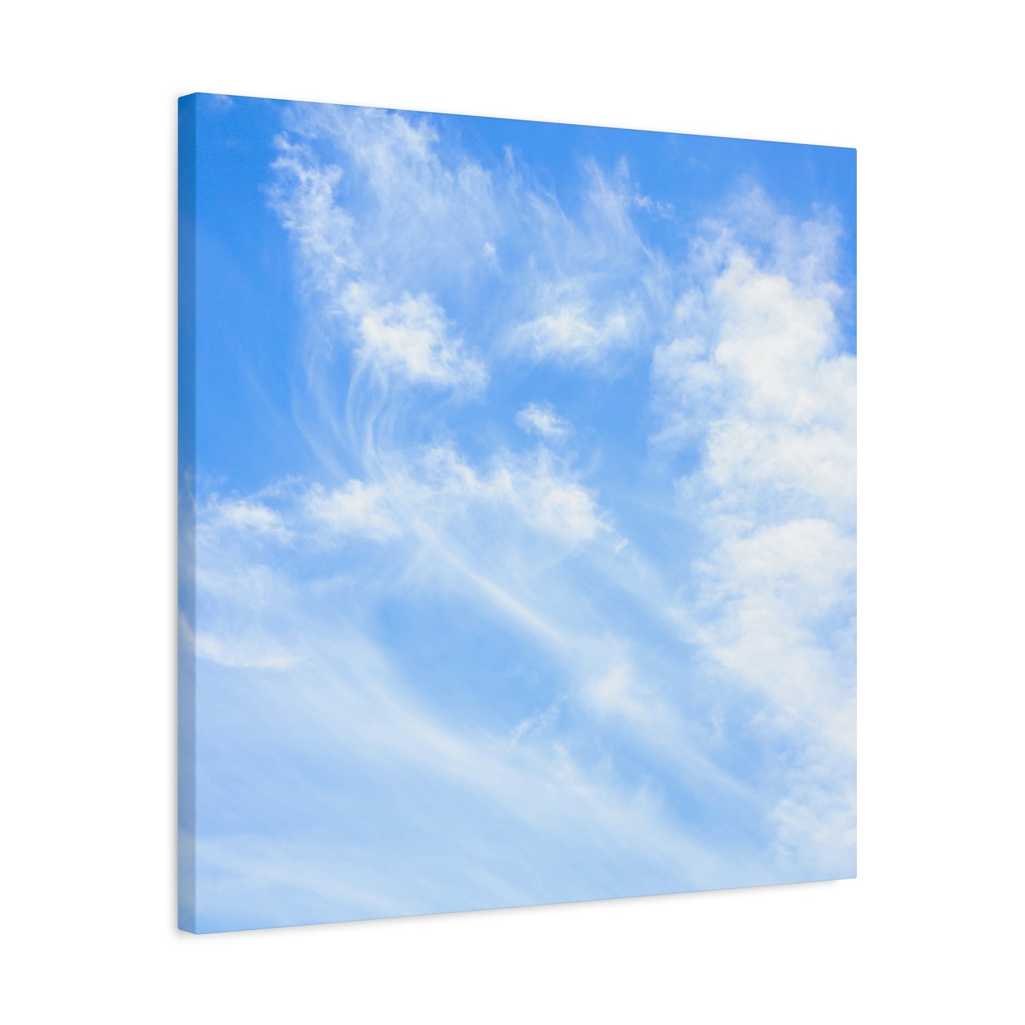 Whispers of Cerulean - Unique Frameless Canvas Wall Art