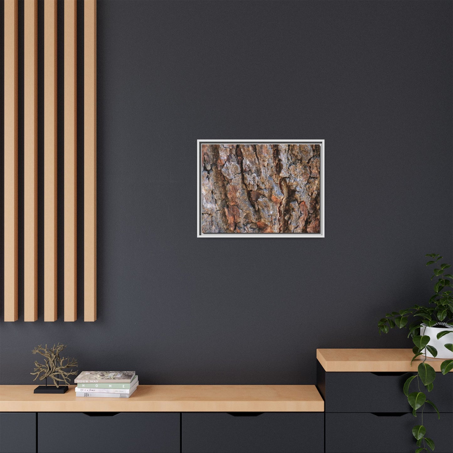 Craggy Textures - Unique Stretched Canvas Wall Art