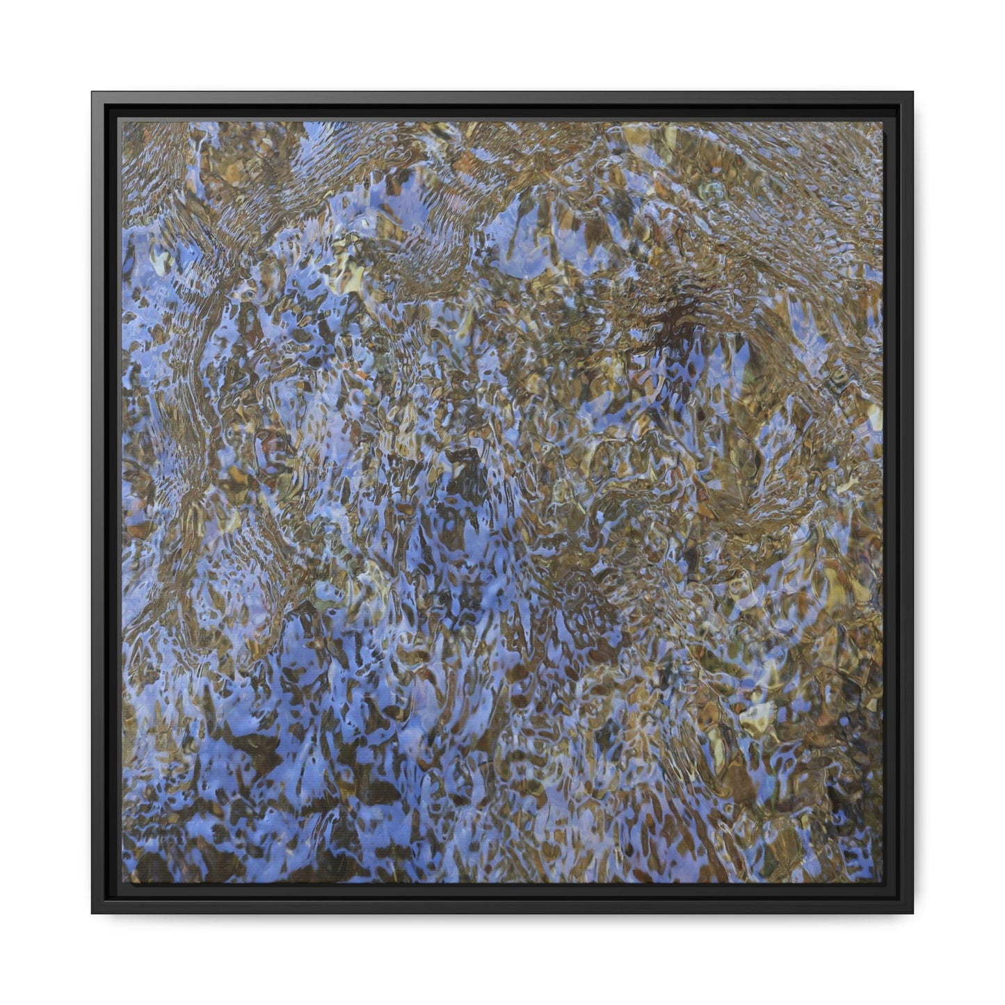 Aquatic Reflections - Unique Stretched Canvas Wall Art