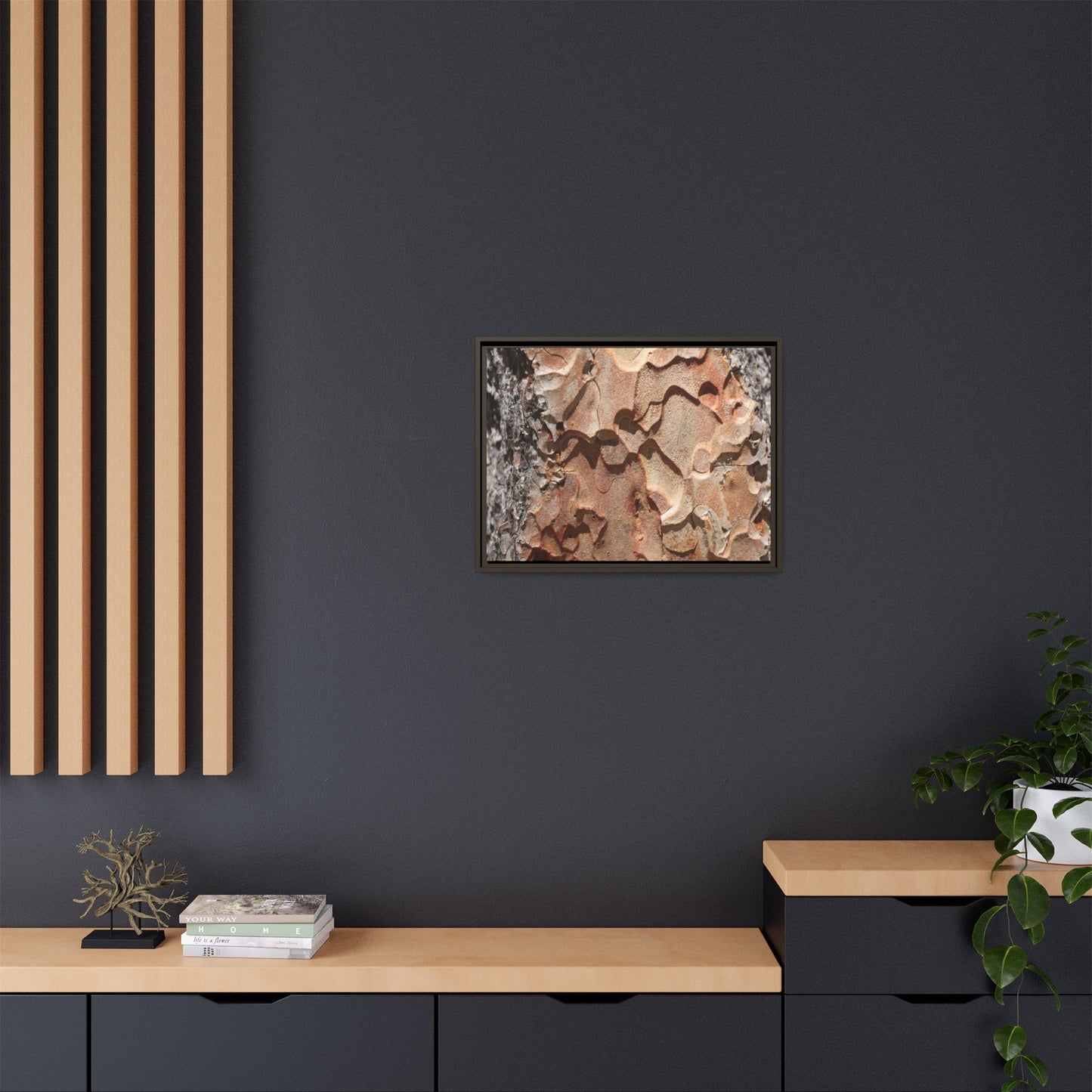 Rust and Stone - Unique Stretched Canvas Wall Art