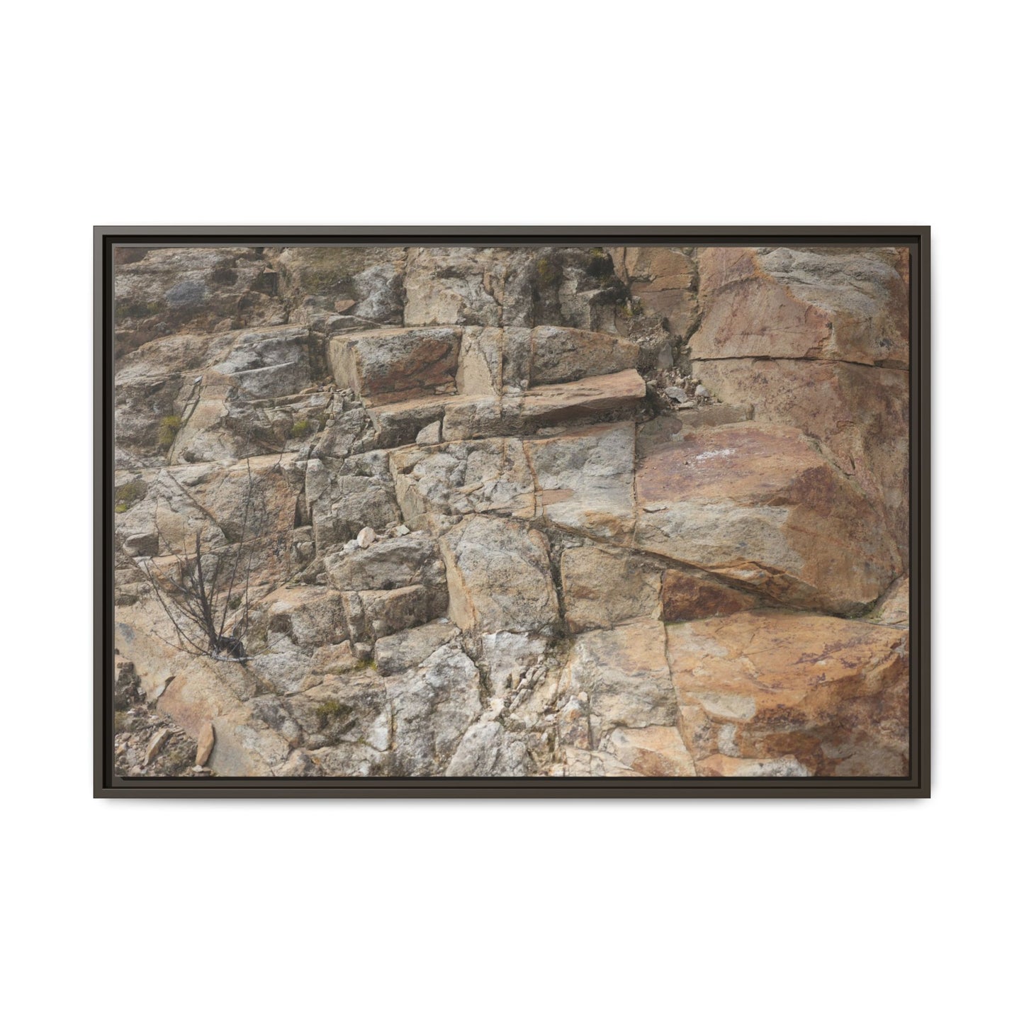 Sandstone Symphony - Unique Stretched Canvas Wall Art