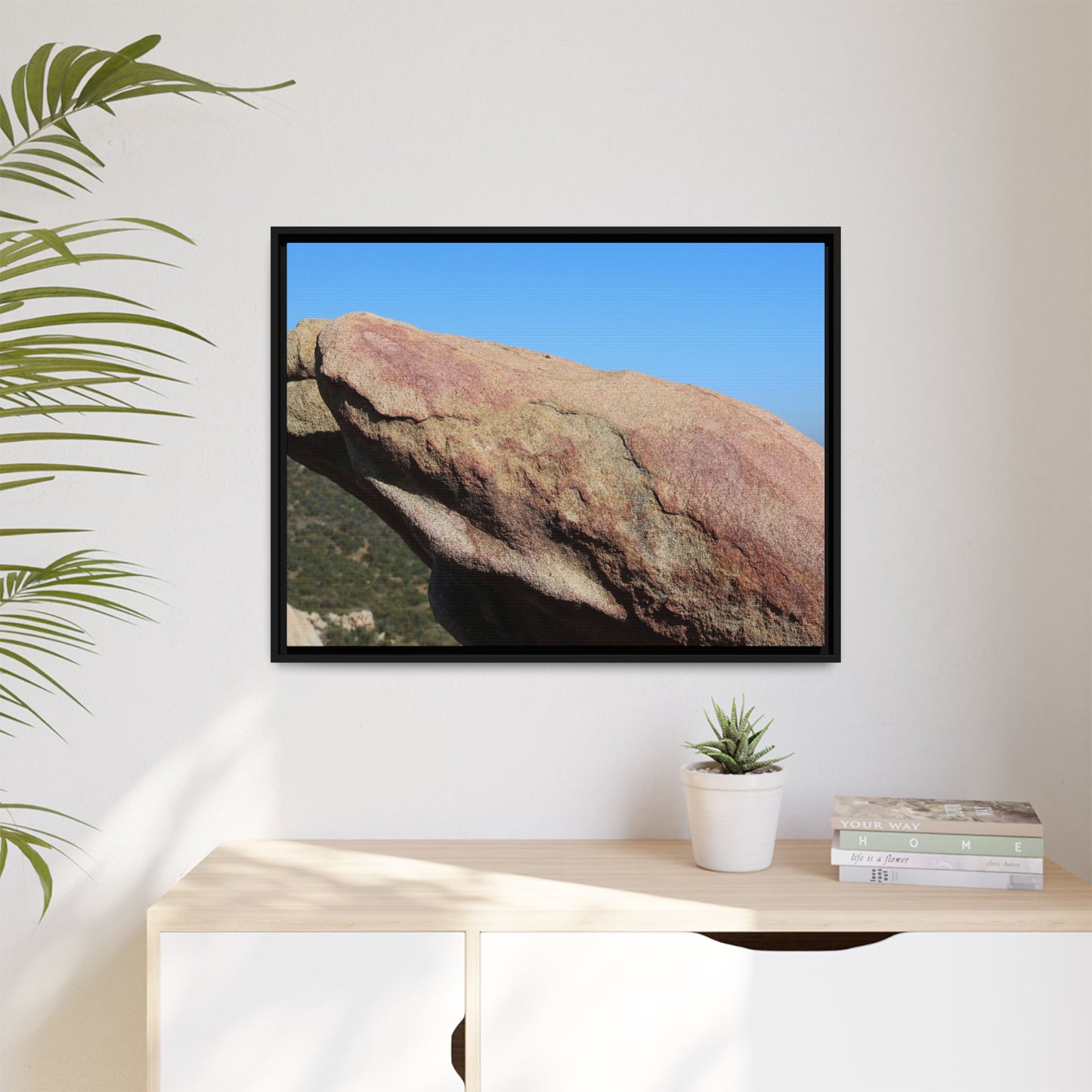 Sleeping Stone - Unique Stretched Canvas Wall Art