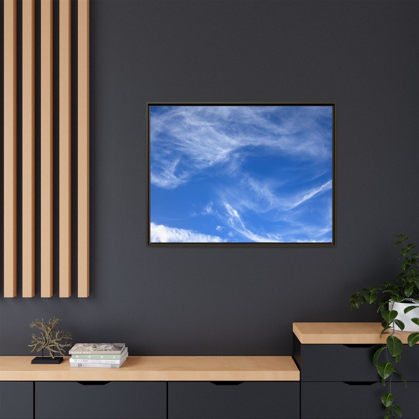 Cloudscape Reverie - Unique Stretched Canvas Wall Art