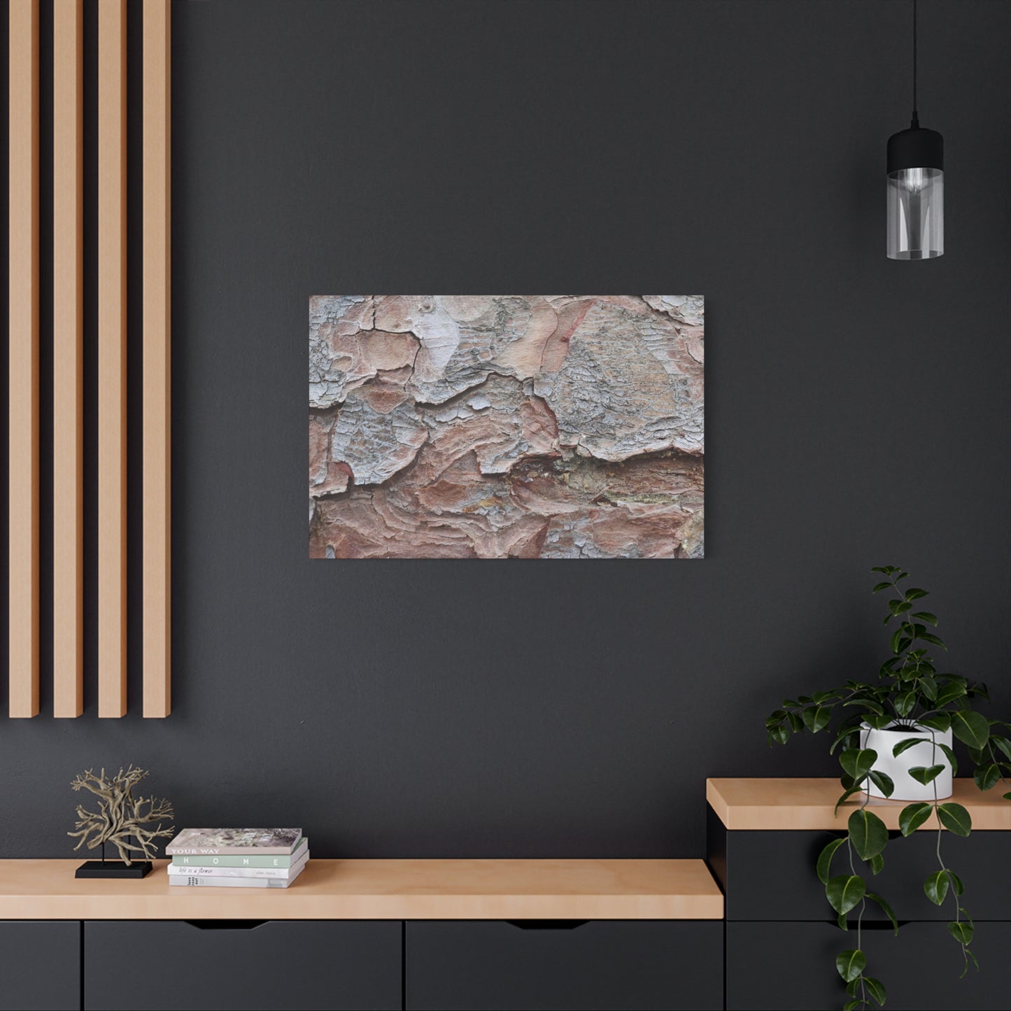 Textural Landscape - Unique Frameless Canvas Wall Art