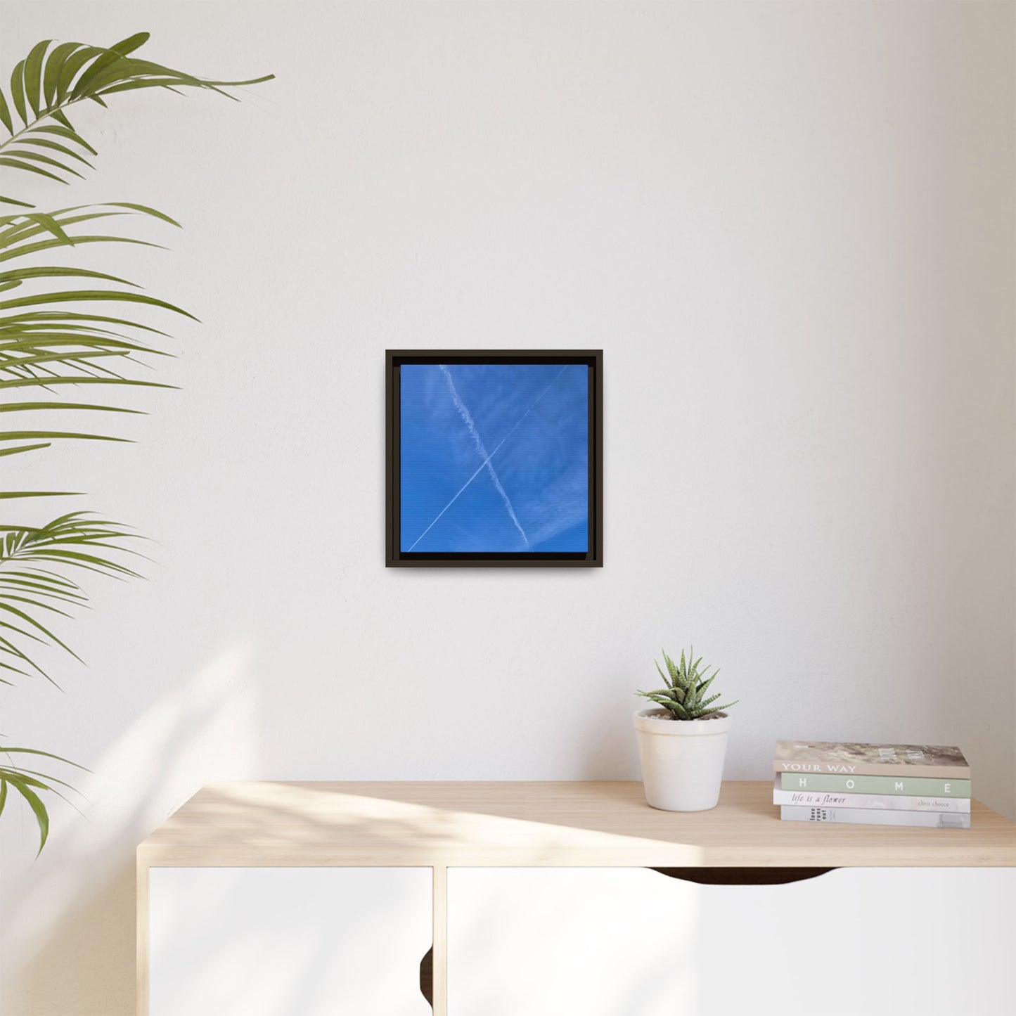 Sky Crossroads - Unique Stretched Canvas Wall Art