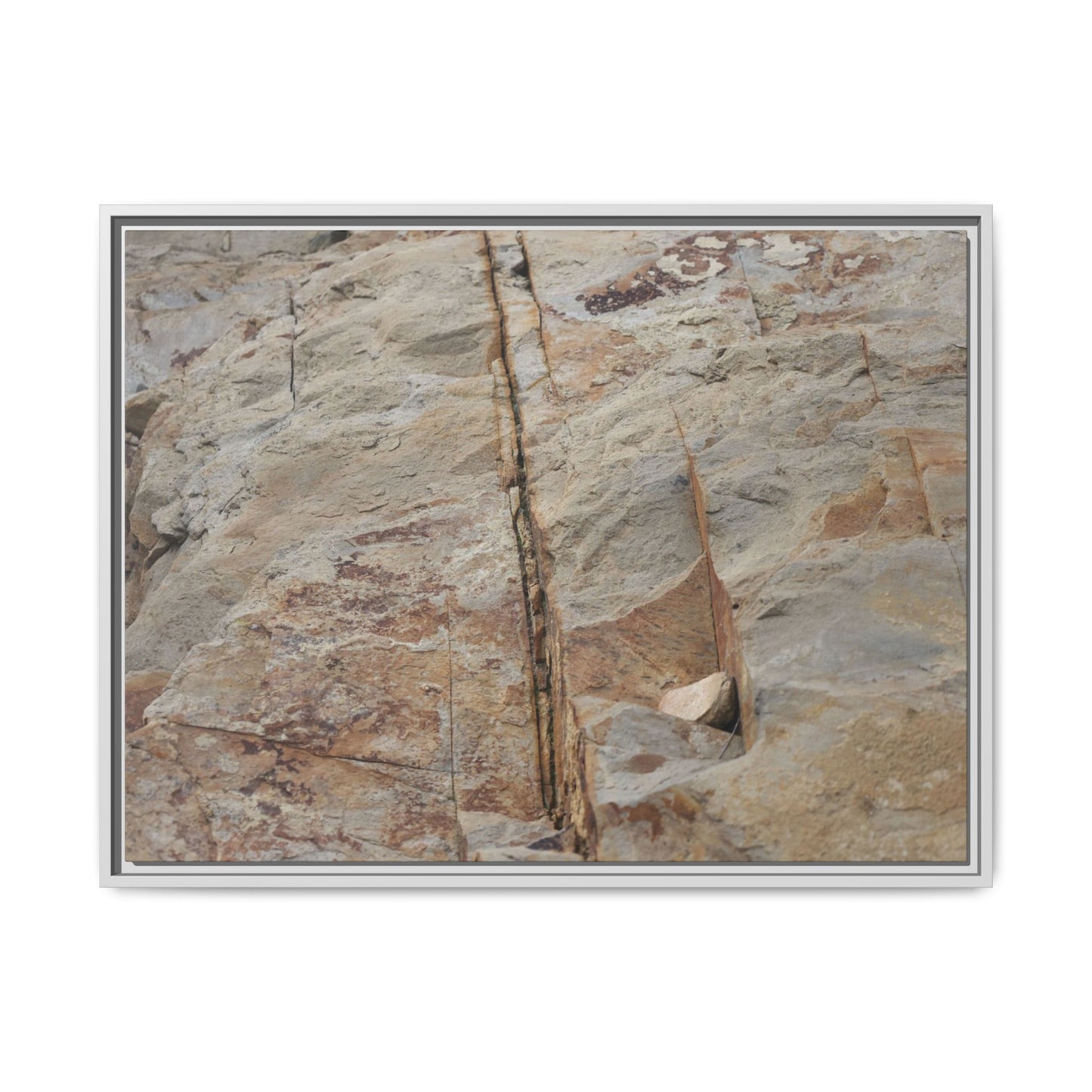 Sedimentary Symphony - Unique Stretched Canvas Wall Art