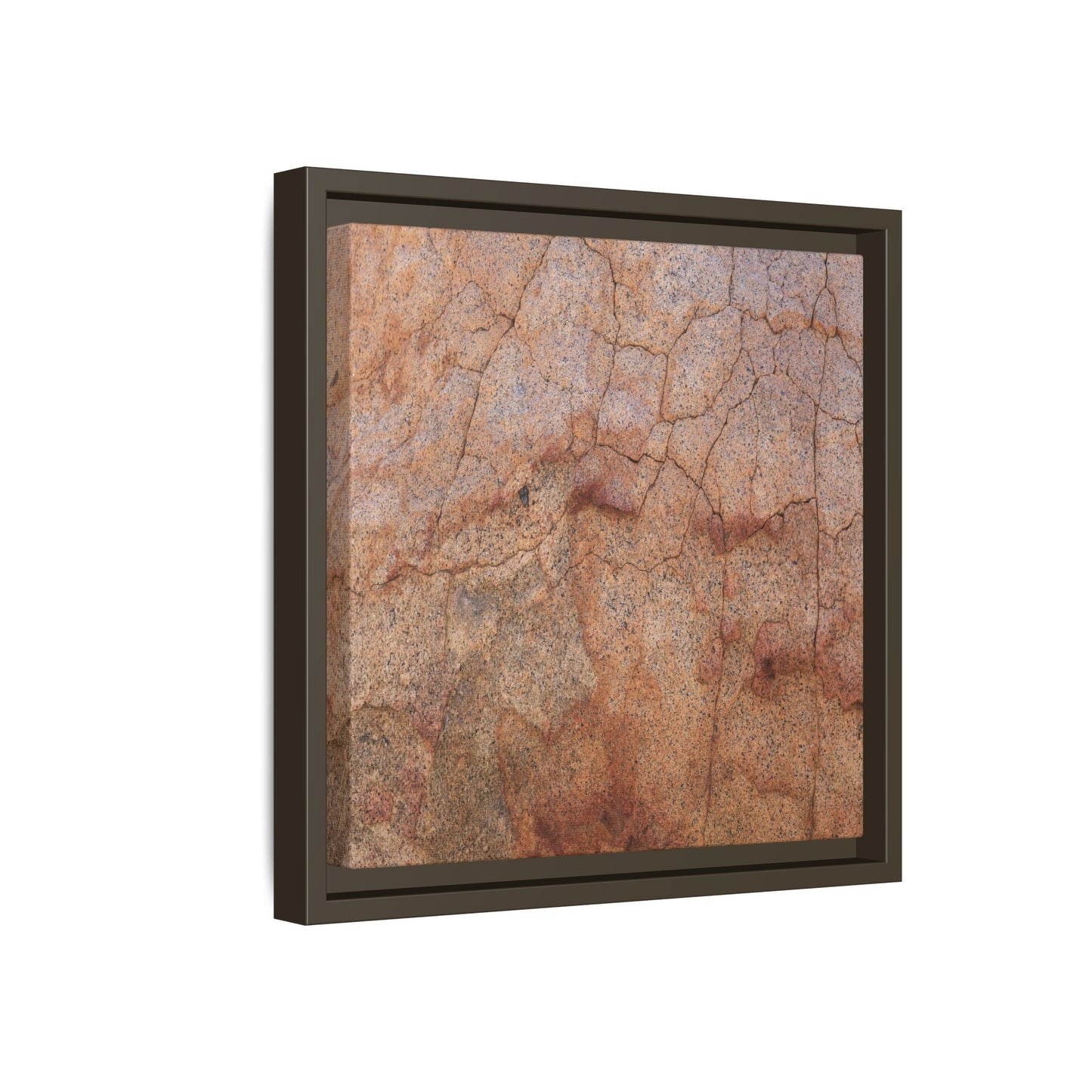 Russet Fissures - Unique Stretched Canvas Wall Art