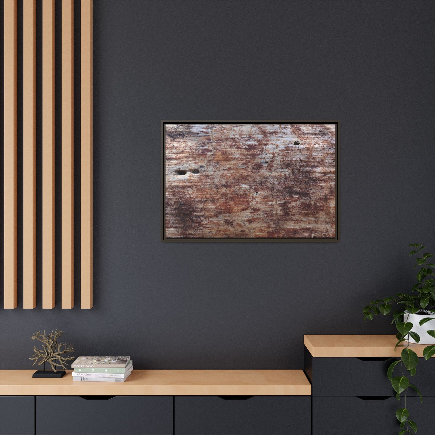 Rustic Textures - Unique Stretched Canvas Wall Art