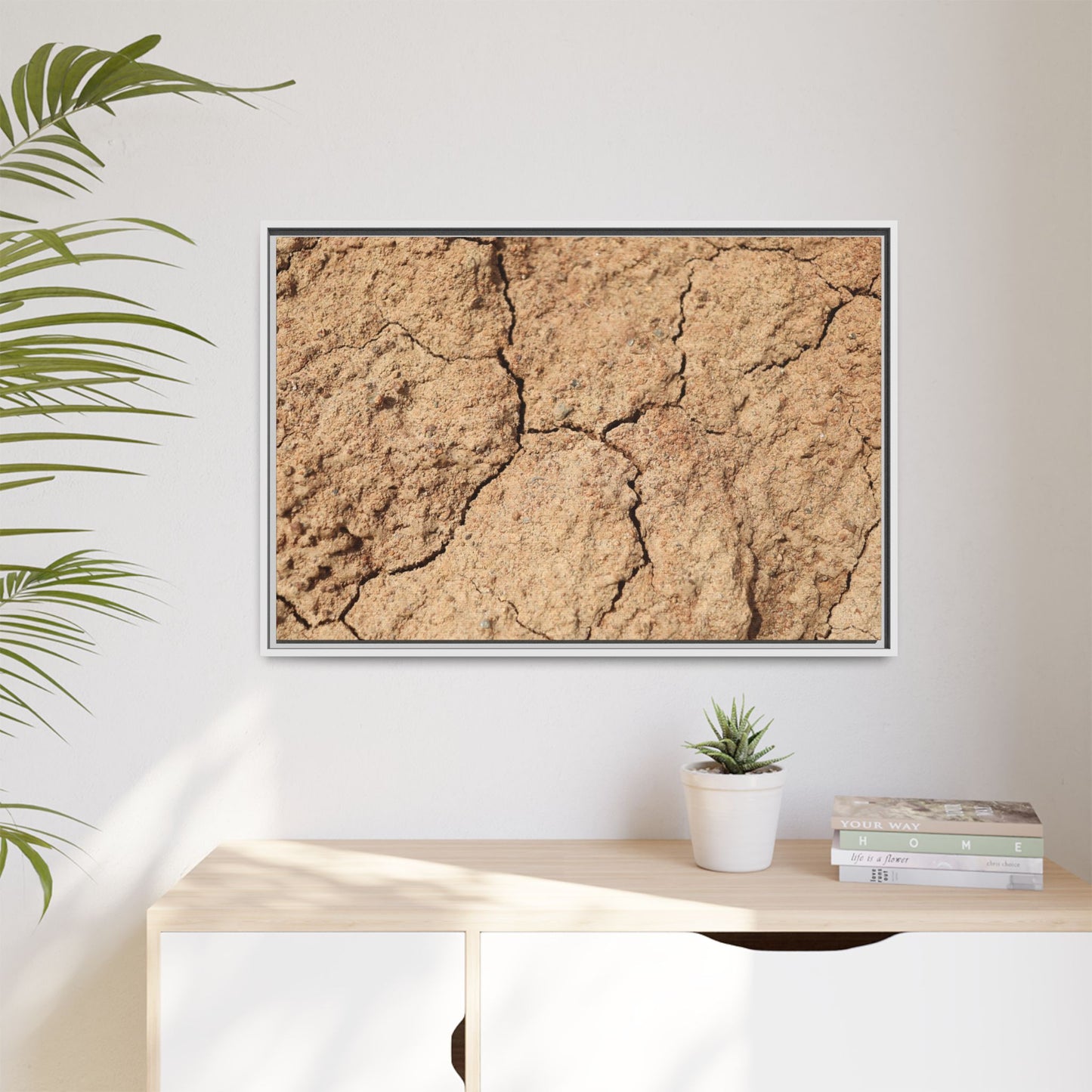 Parched Land - Unique Stretched Canvas Wall Art
