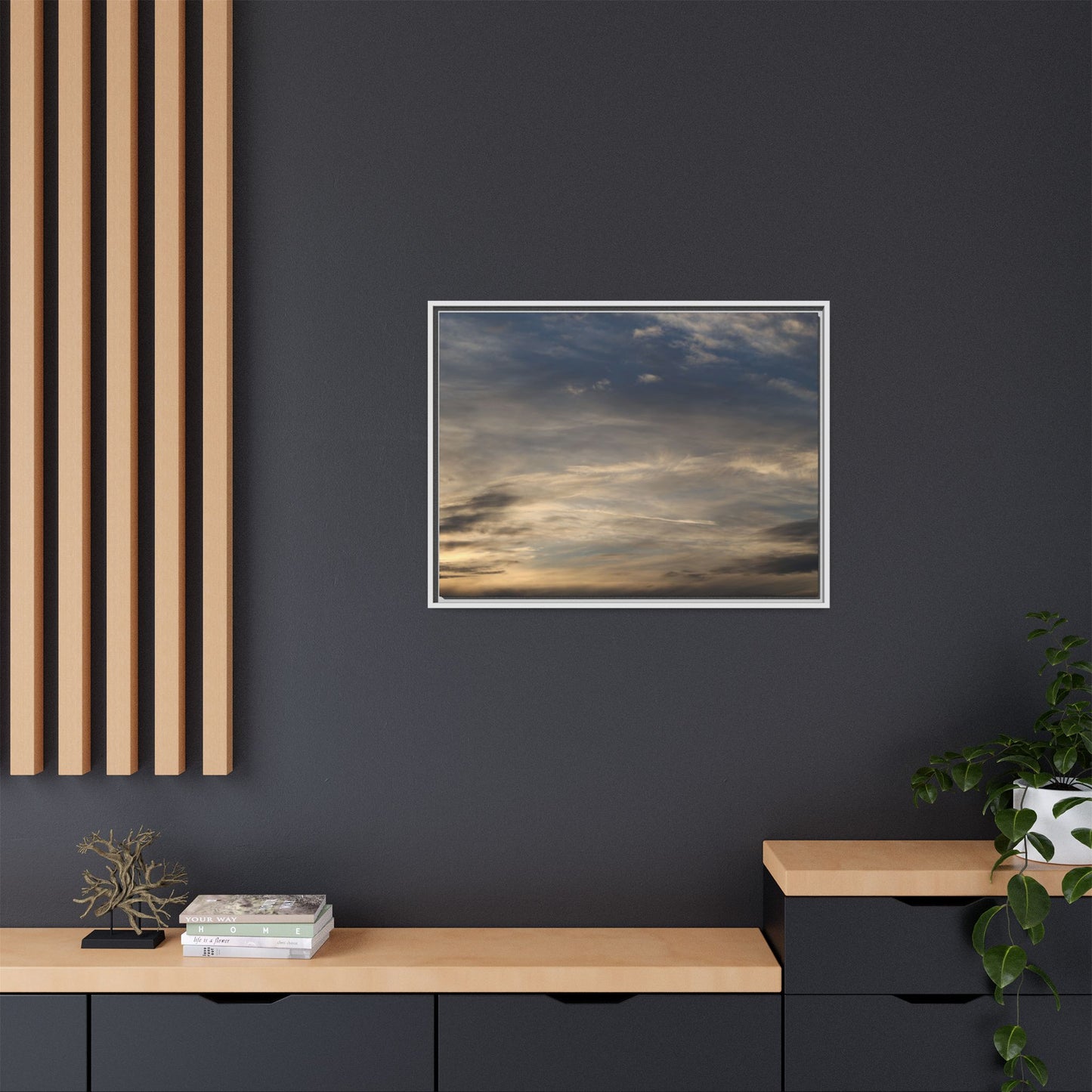Clouded Thoughts - Unique Stretched Canvas Wall Art