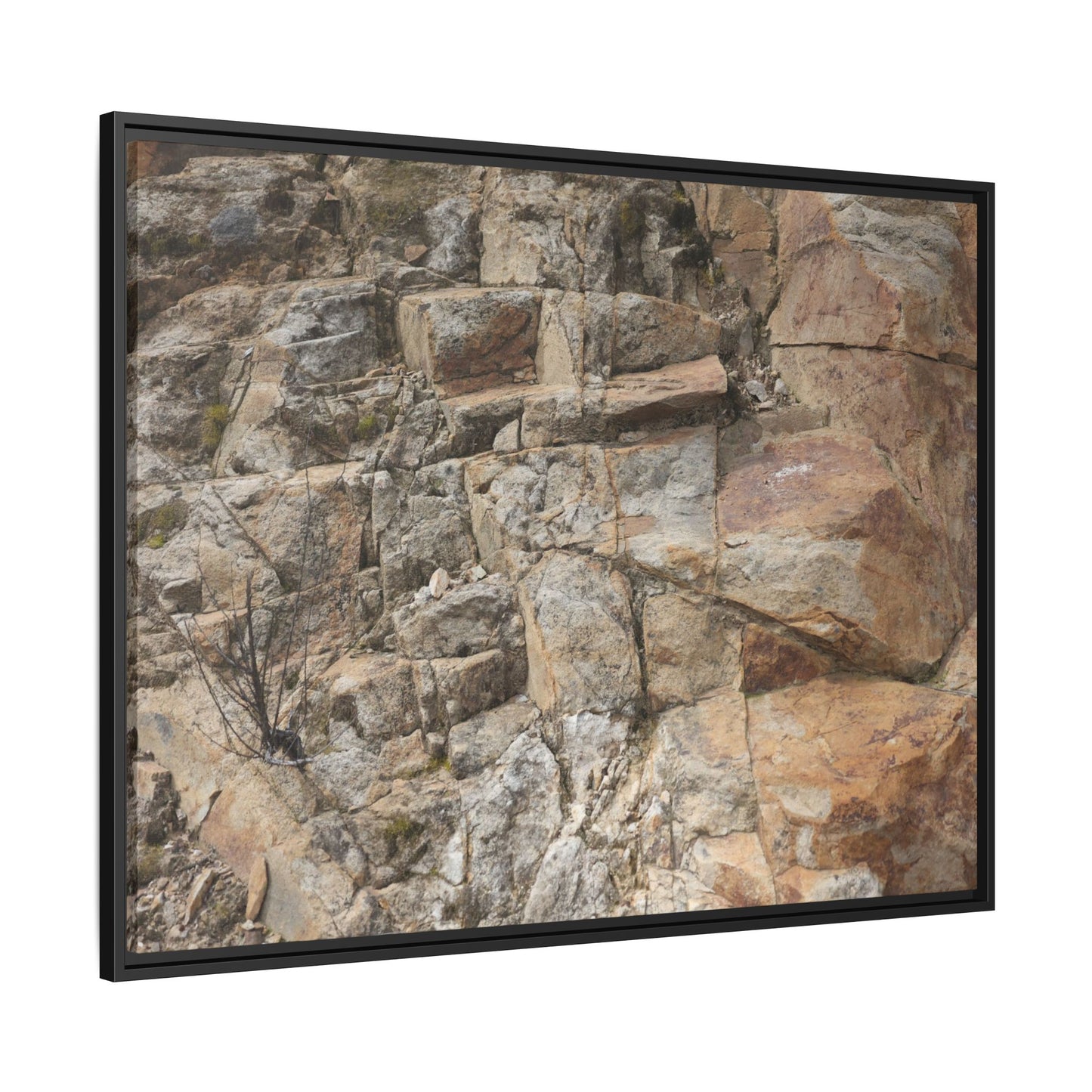 Sandstone Symphony - Unique Stretched Canvas Wall Art