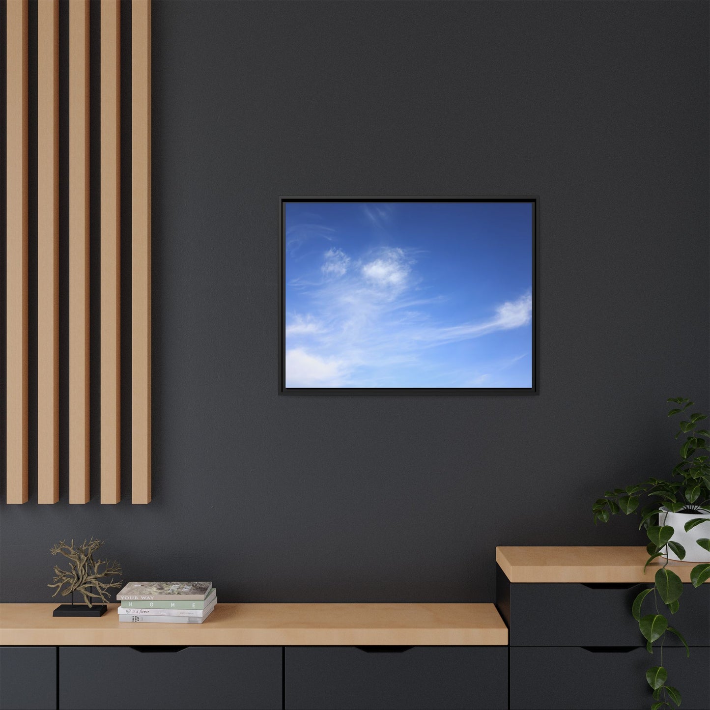 Blue Serenity - Unique Stretched Canvas Wall Art