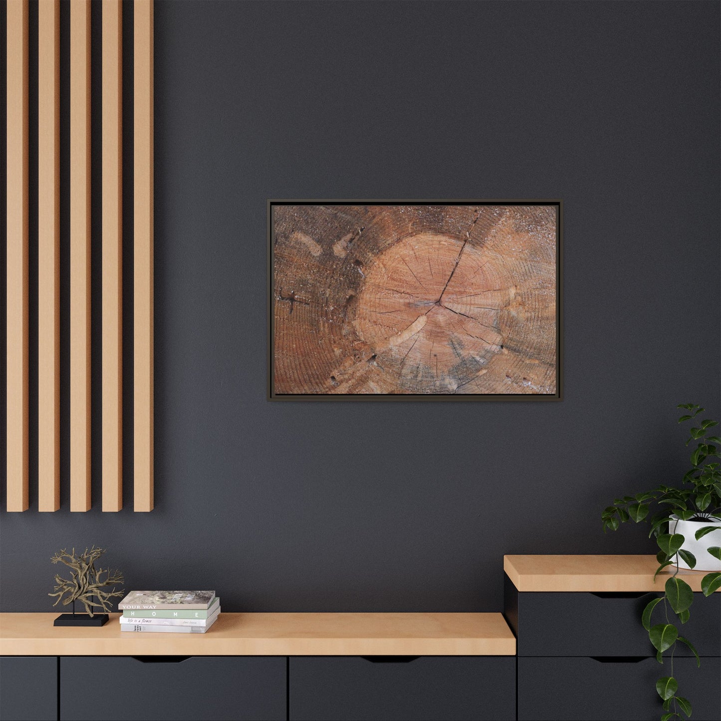 Concentric Memories - Unique Stretched Canvas Wall Art