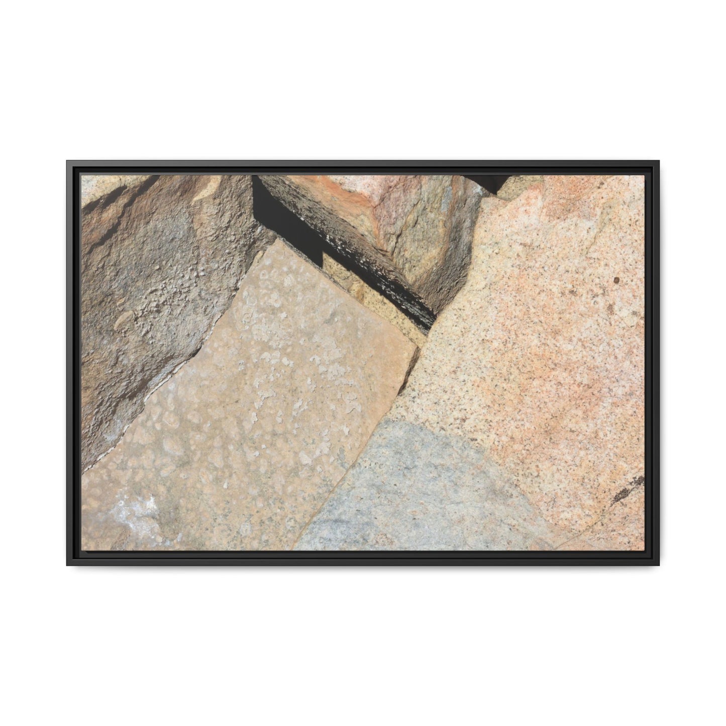 Rock Fragment - Unique Stretched Canvas Wall Art