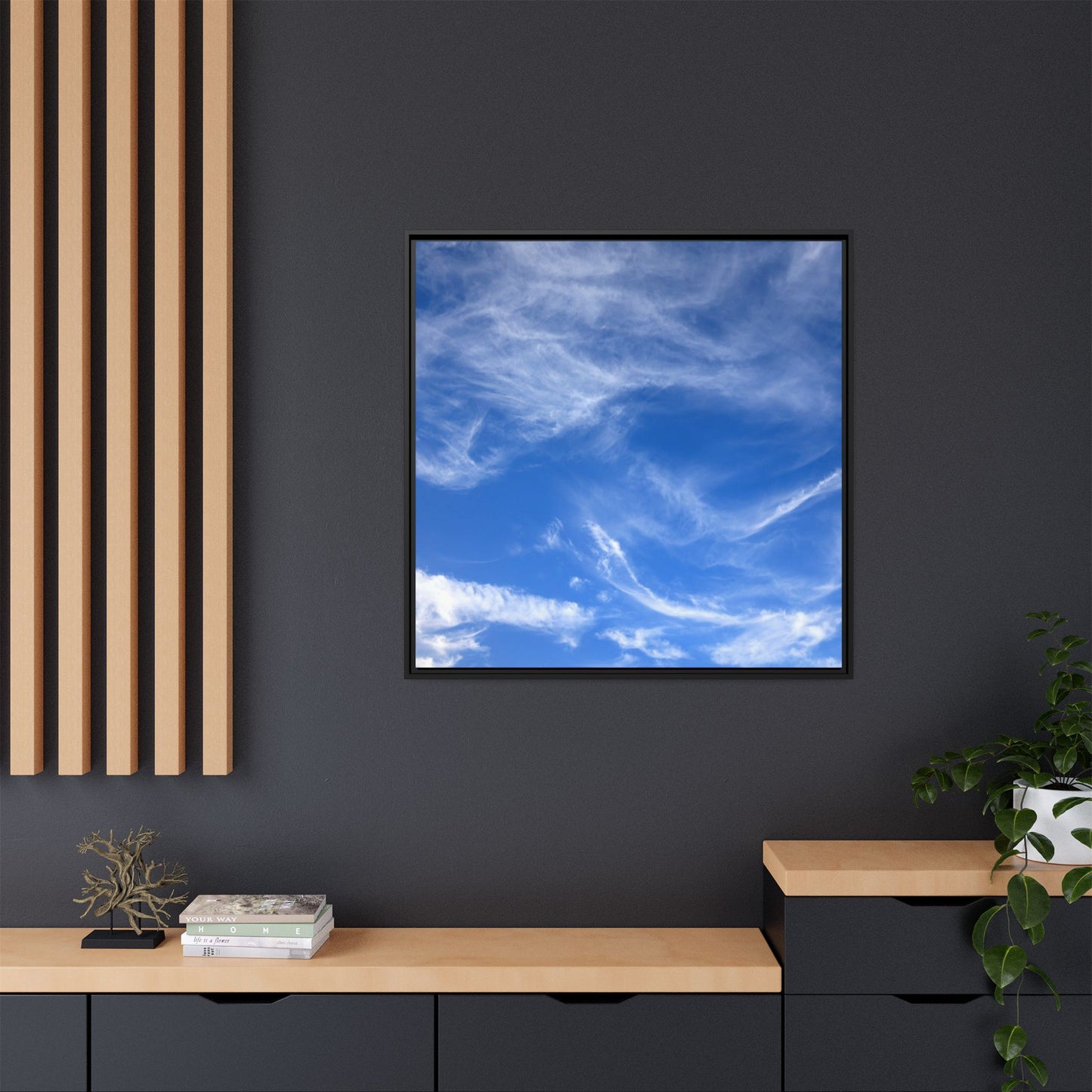 Cloudscape Reverie - Unique Stretched Canvas Wall Art