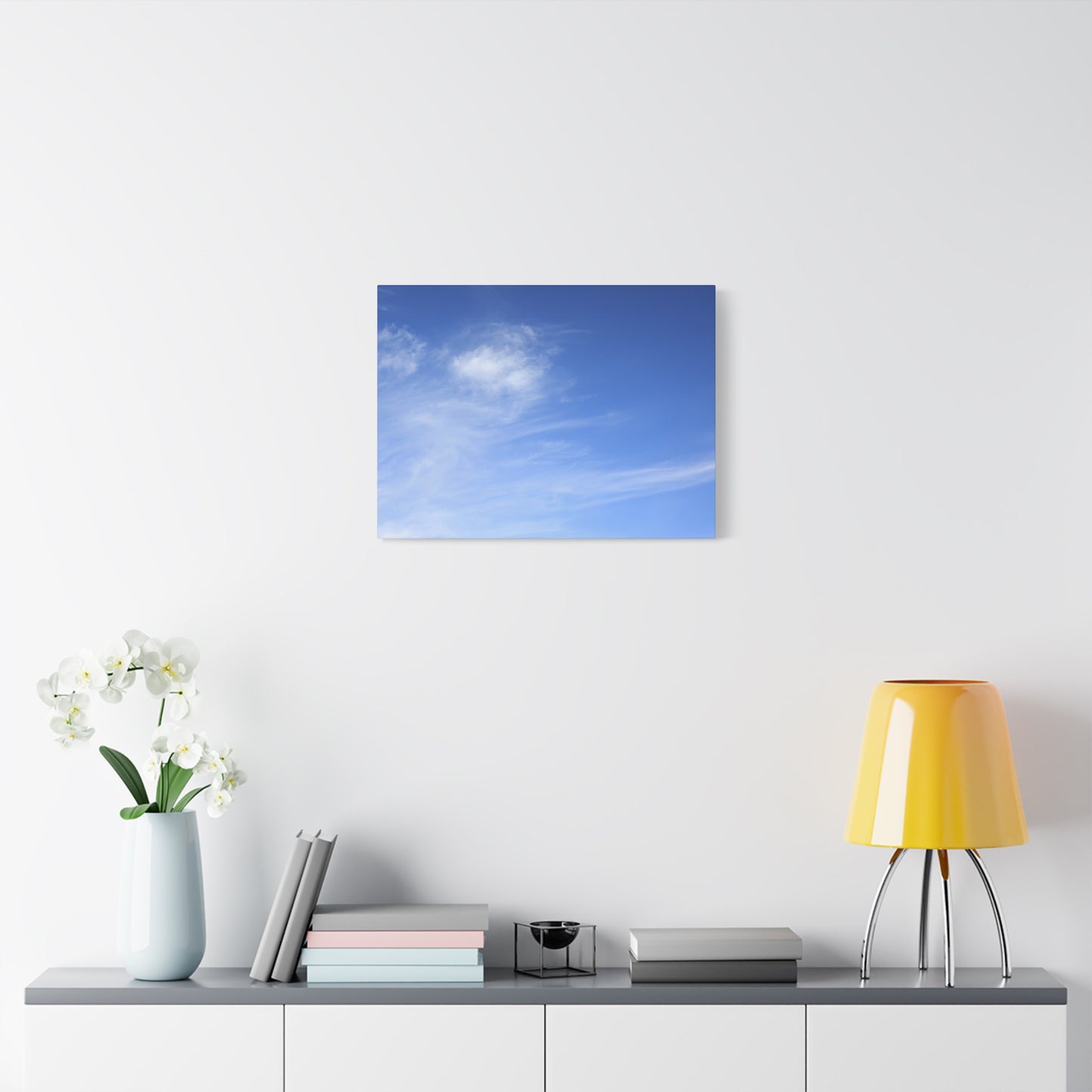Blue Breath - Unique Frameless Canvas Wall Art
