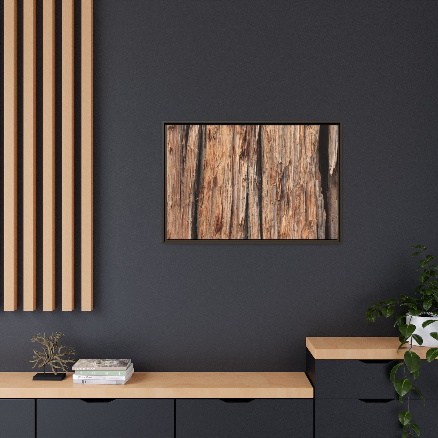 Timber Echoes - Unique Stretched Canvas Wall Art