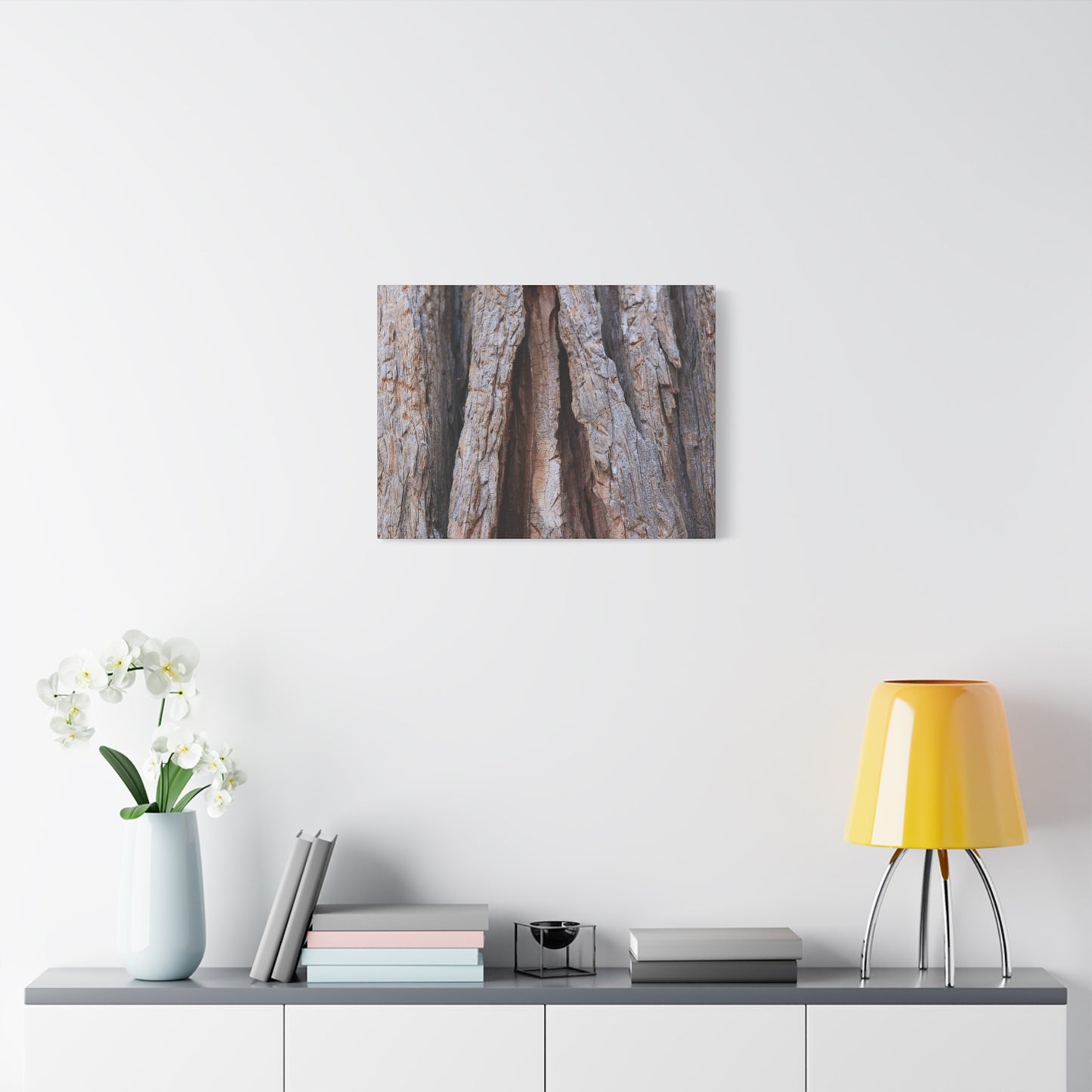 Fractured Skin of Time - Unique Frameless Canvas Wall Art