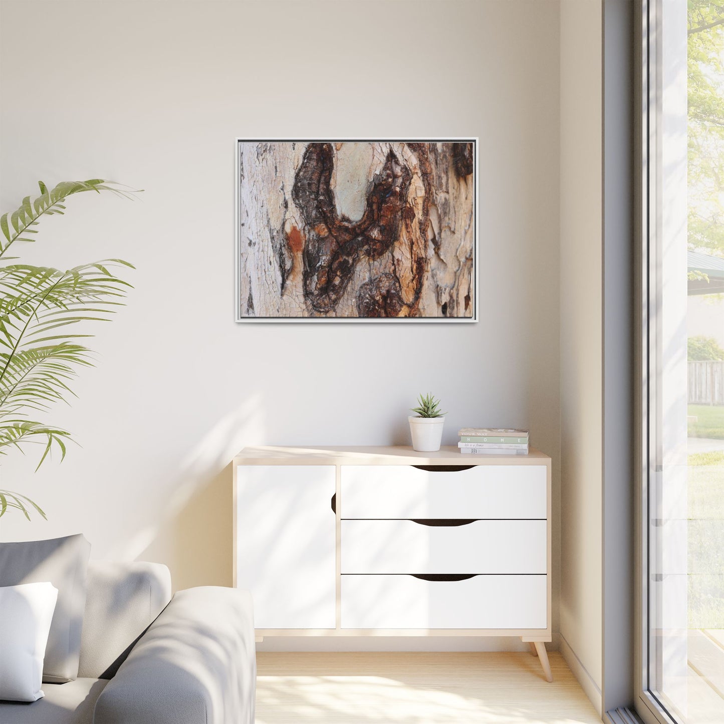 Texture of Time - Unique Stretched Canvas Wall Art