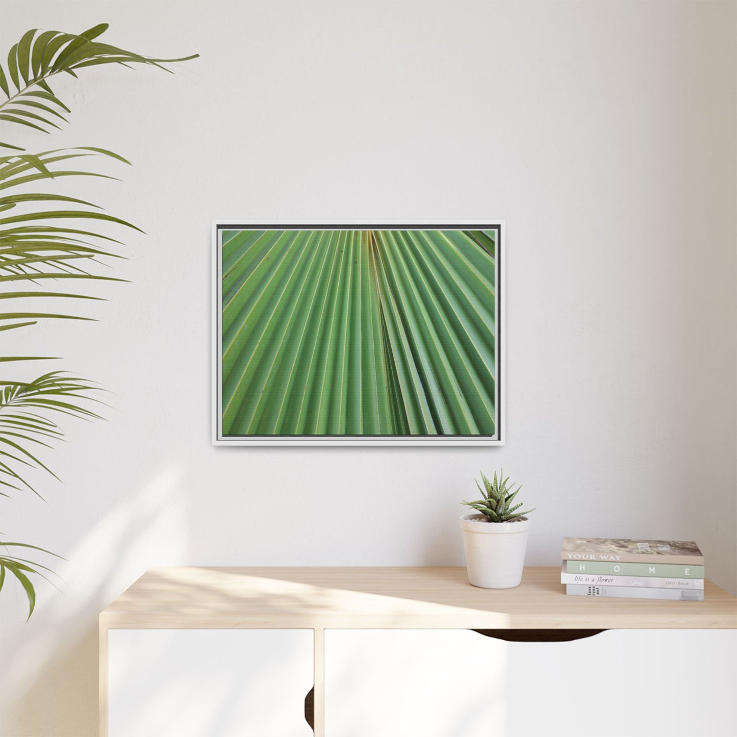 Verdant Veins - Unique Stretched Canvas Wall Art