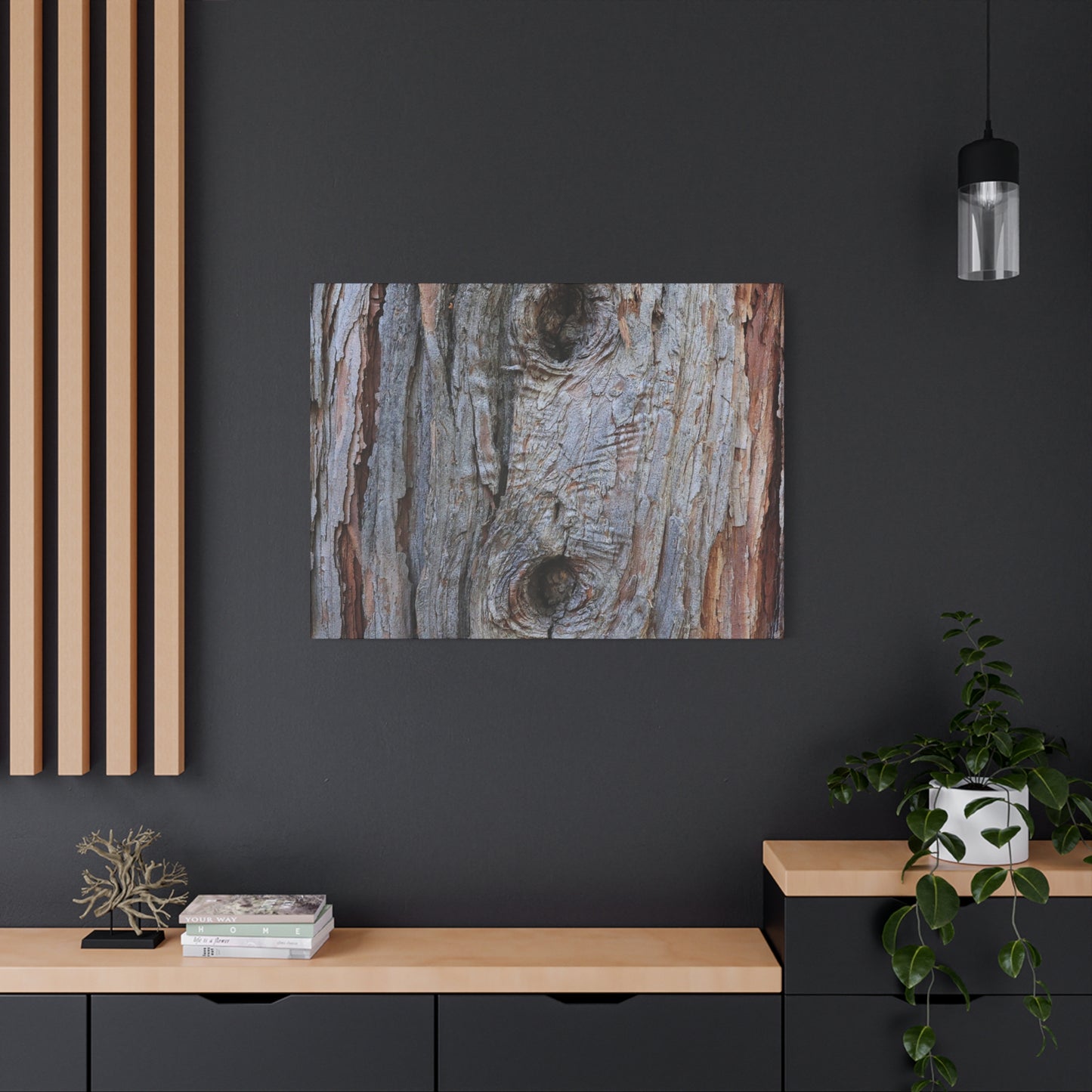 Wooden Memoir - Unique Frameless Canvas Wall Art