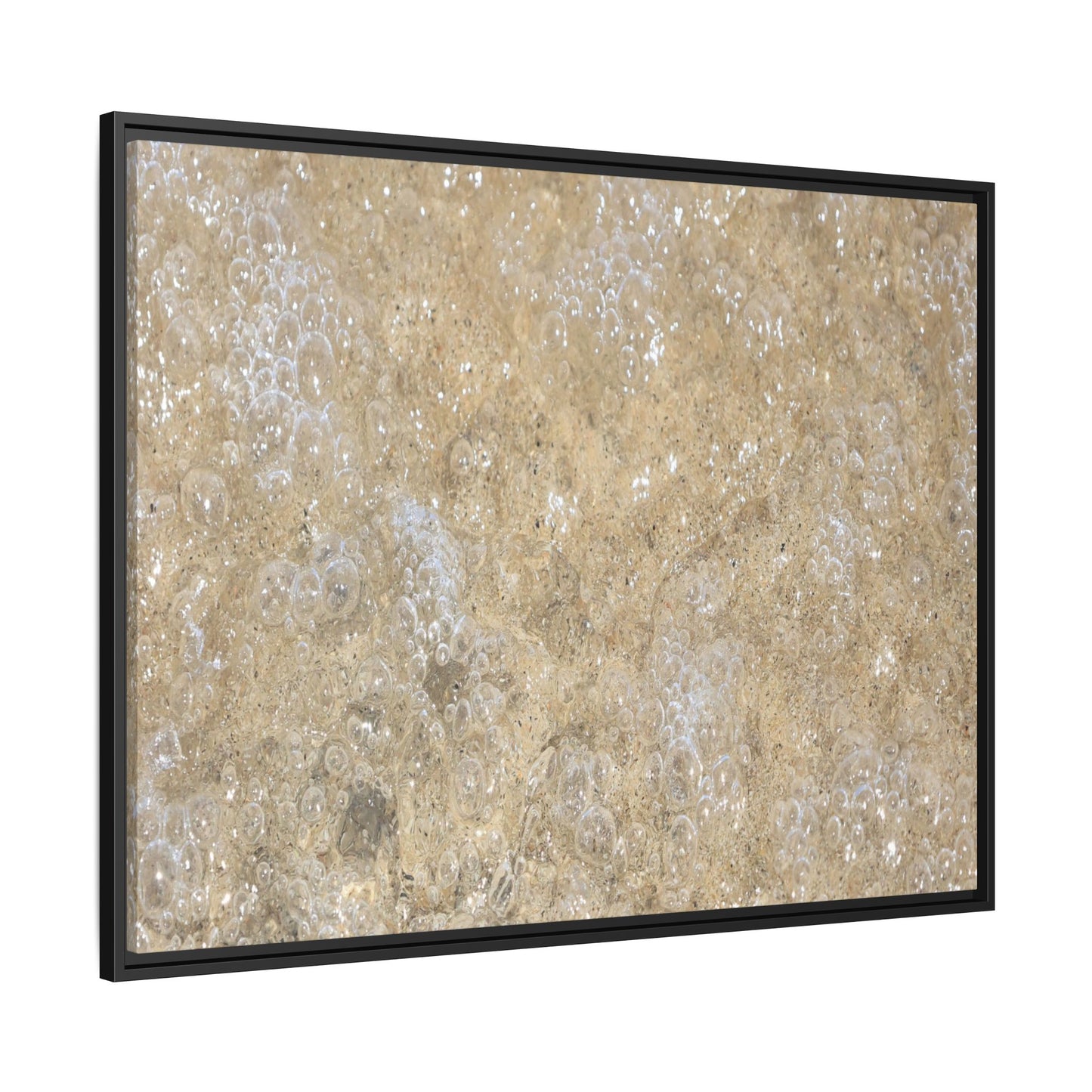 Bubbling Sand - Unique Stretched Canvas Wall Art