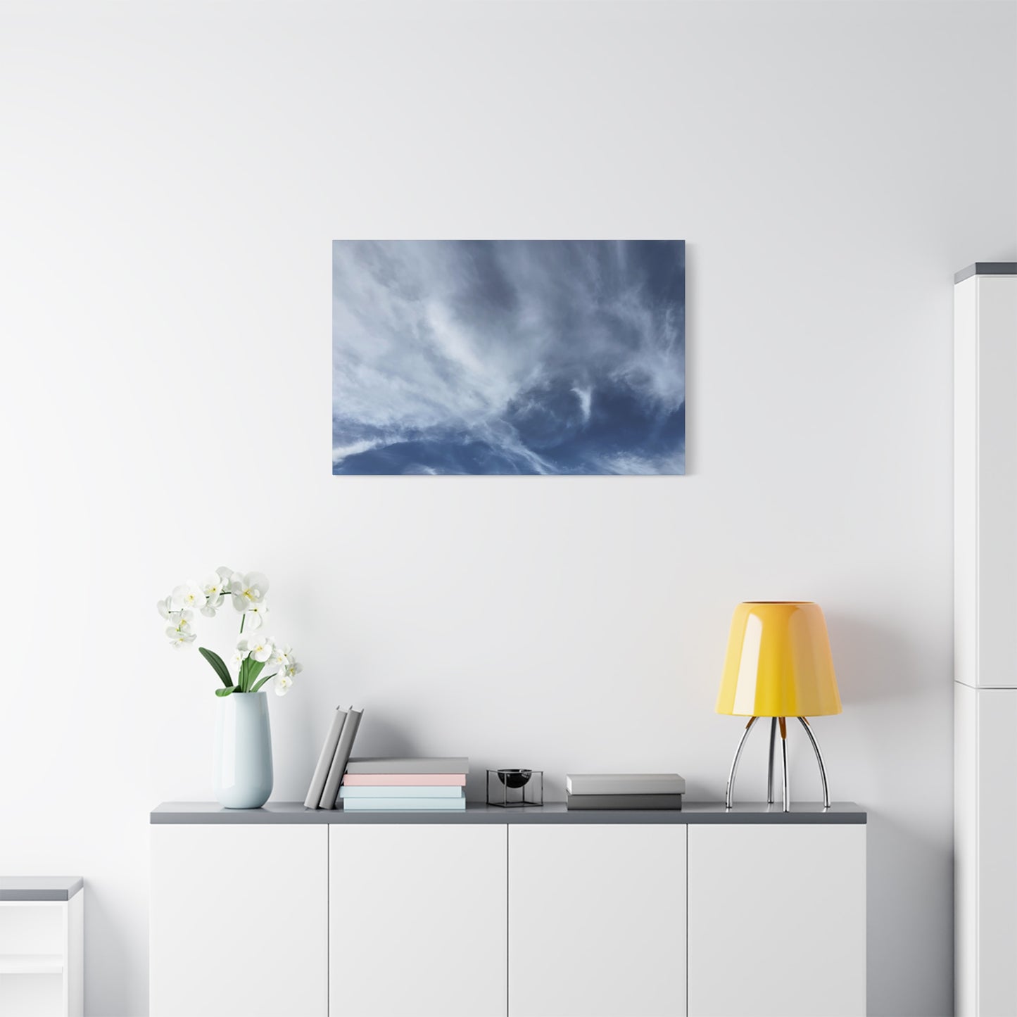 Whispers of the Celestial Realm - Unique Frameless Canvas Wall Art