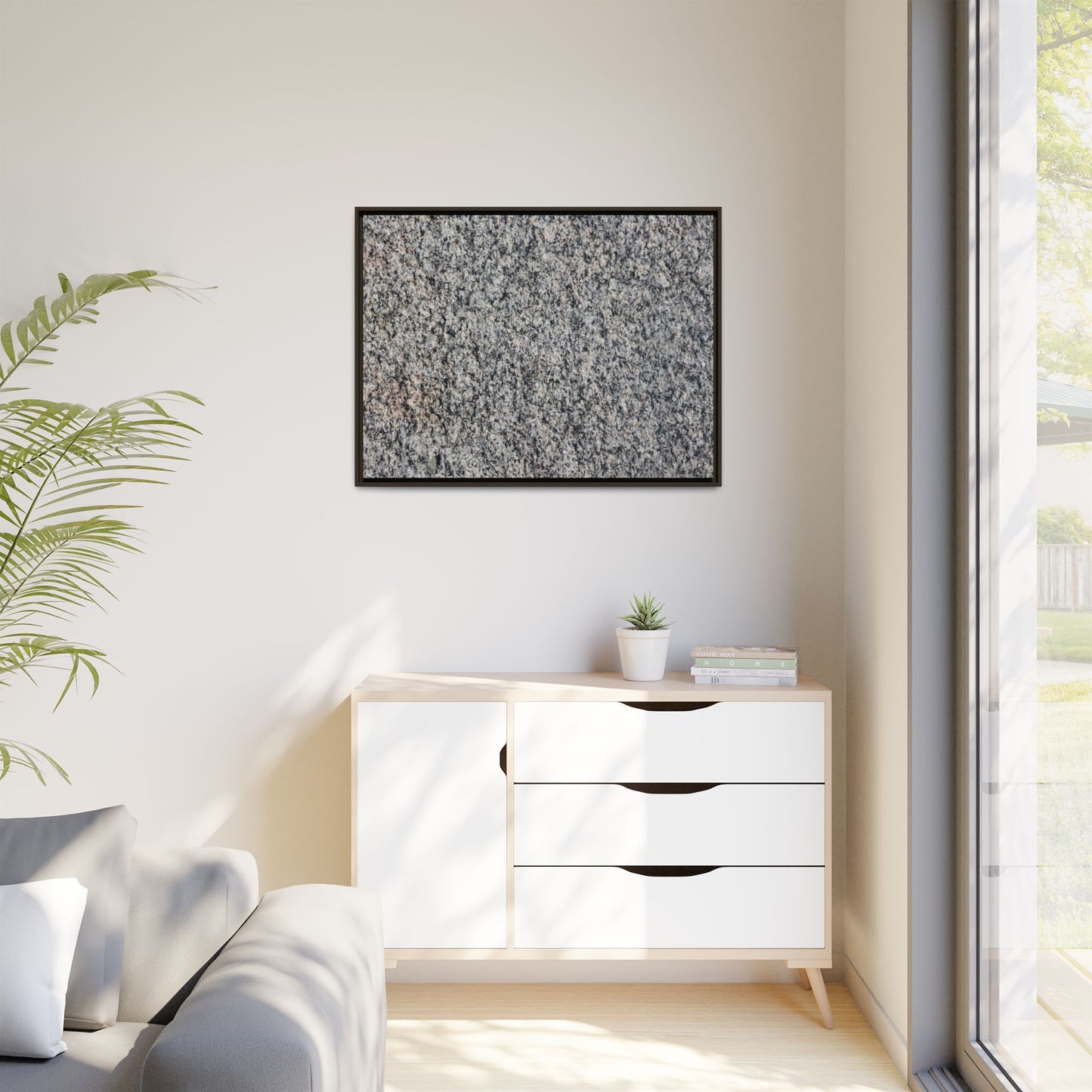 Crystalline Fusion - Unique Stretched Canvas Wall Art