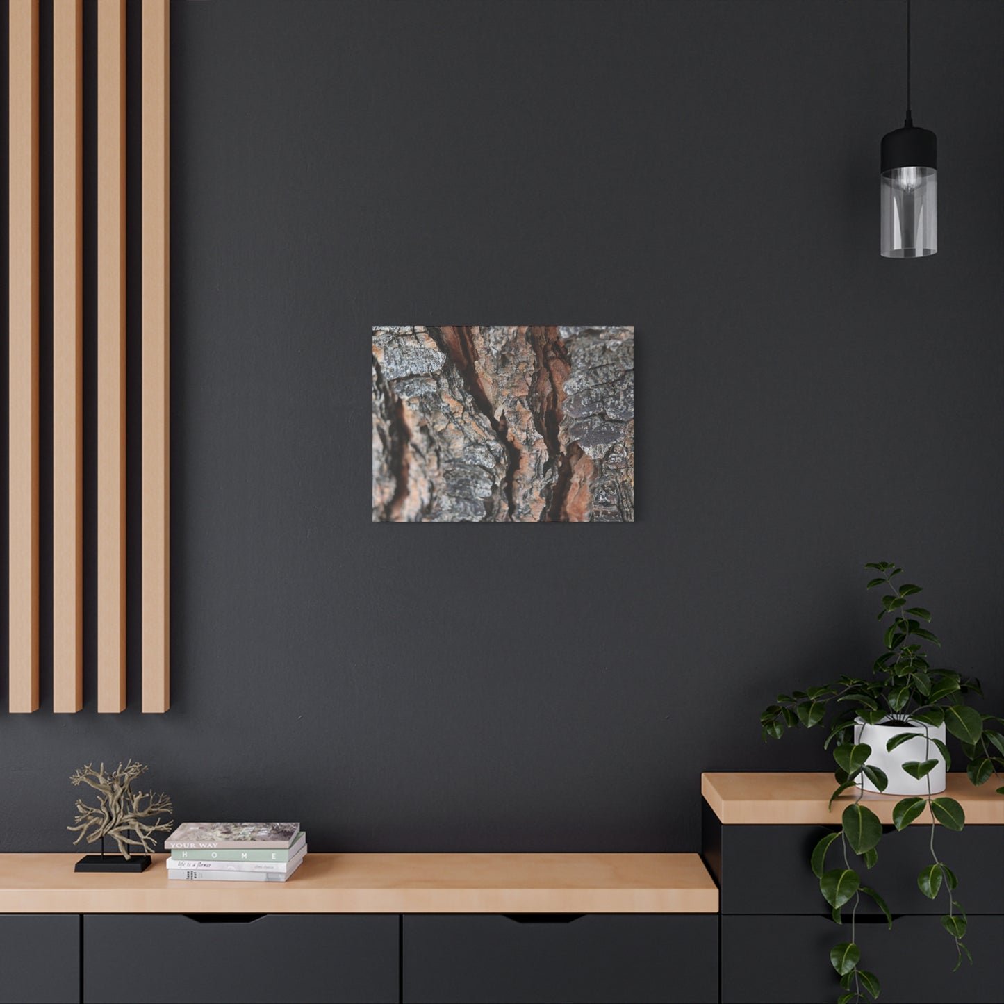 Rough Whispers - Unique Frameless Canvas Wall Art