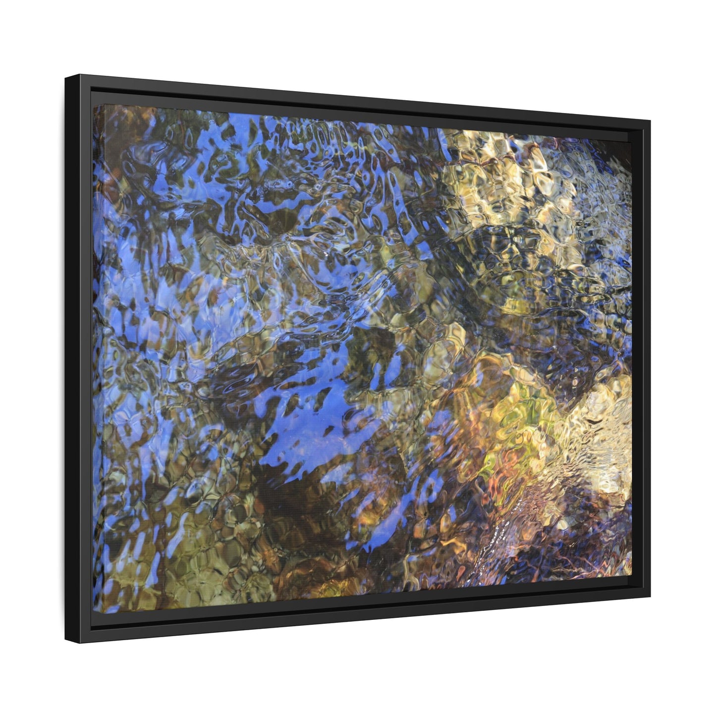 Aquatic Kaleidoscope - Unique Stretched Canvas Wall Art