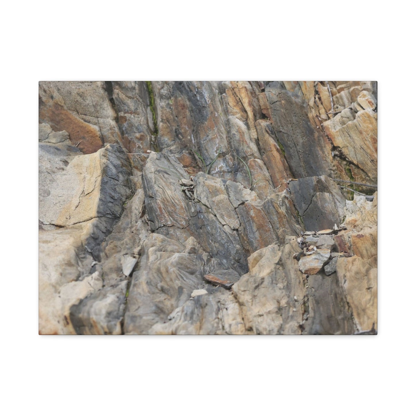 Fractured Memory - Unique Frameless Canvas Wall Art