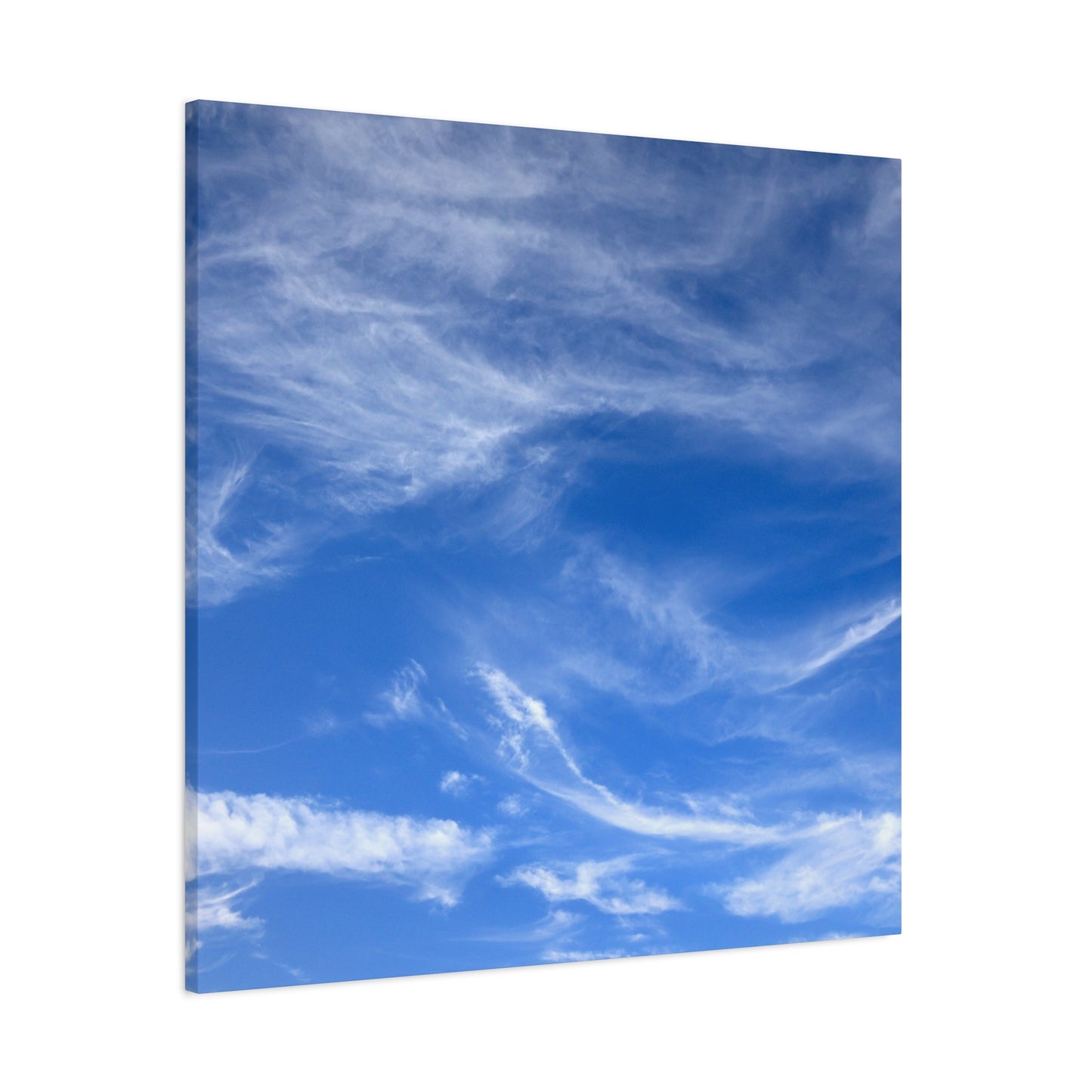 Sky's Ethereal Dance - Unique Frameless Canvas Wall Art