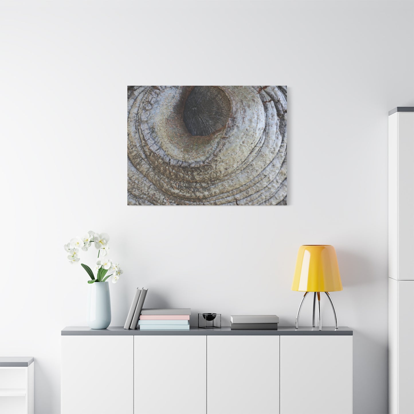 Bark's Eye - Unique Frameless Canvas Wall Art
