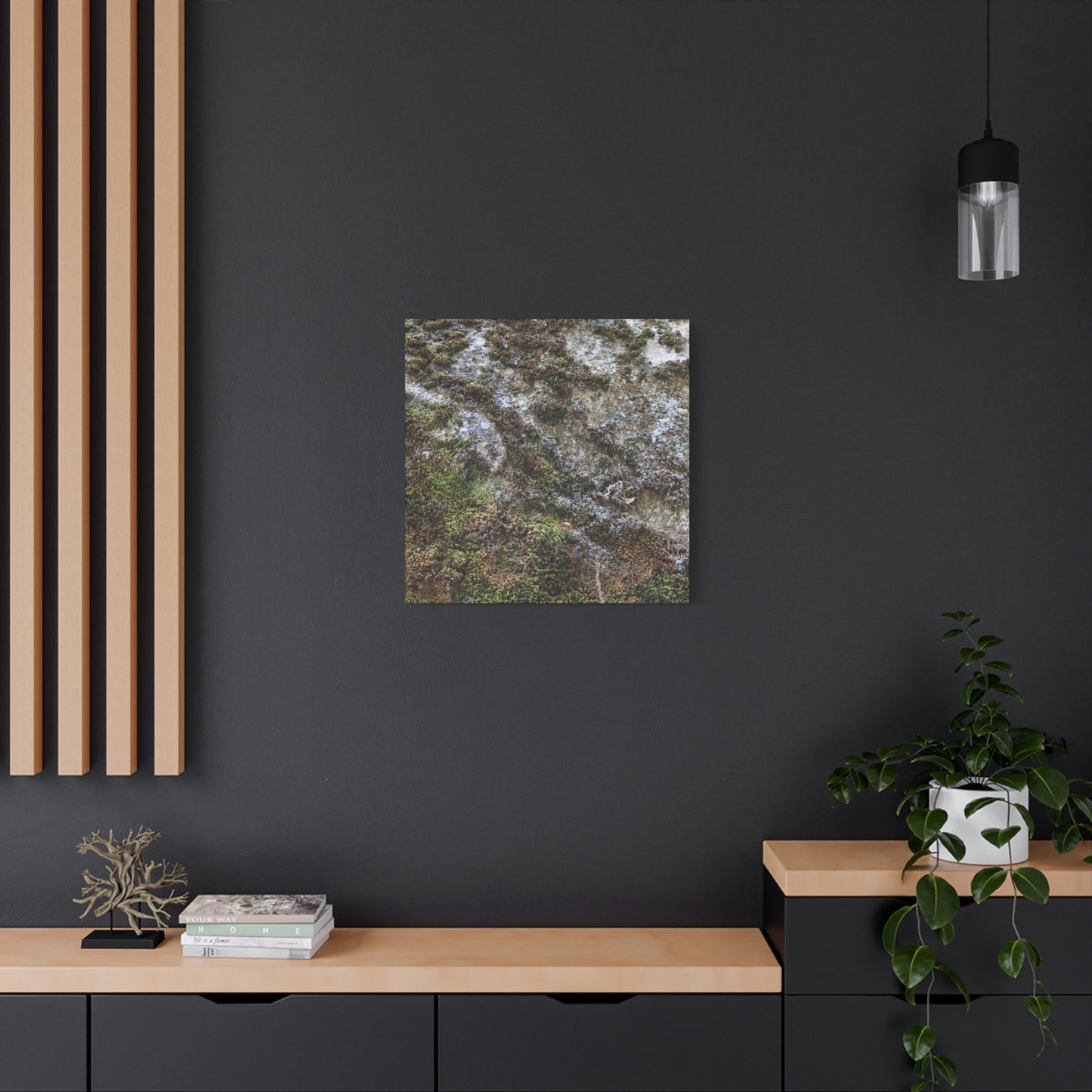 Moss Tapestry - Unique Frameless Canvas Wall Art