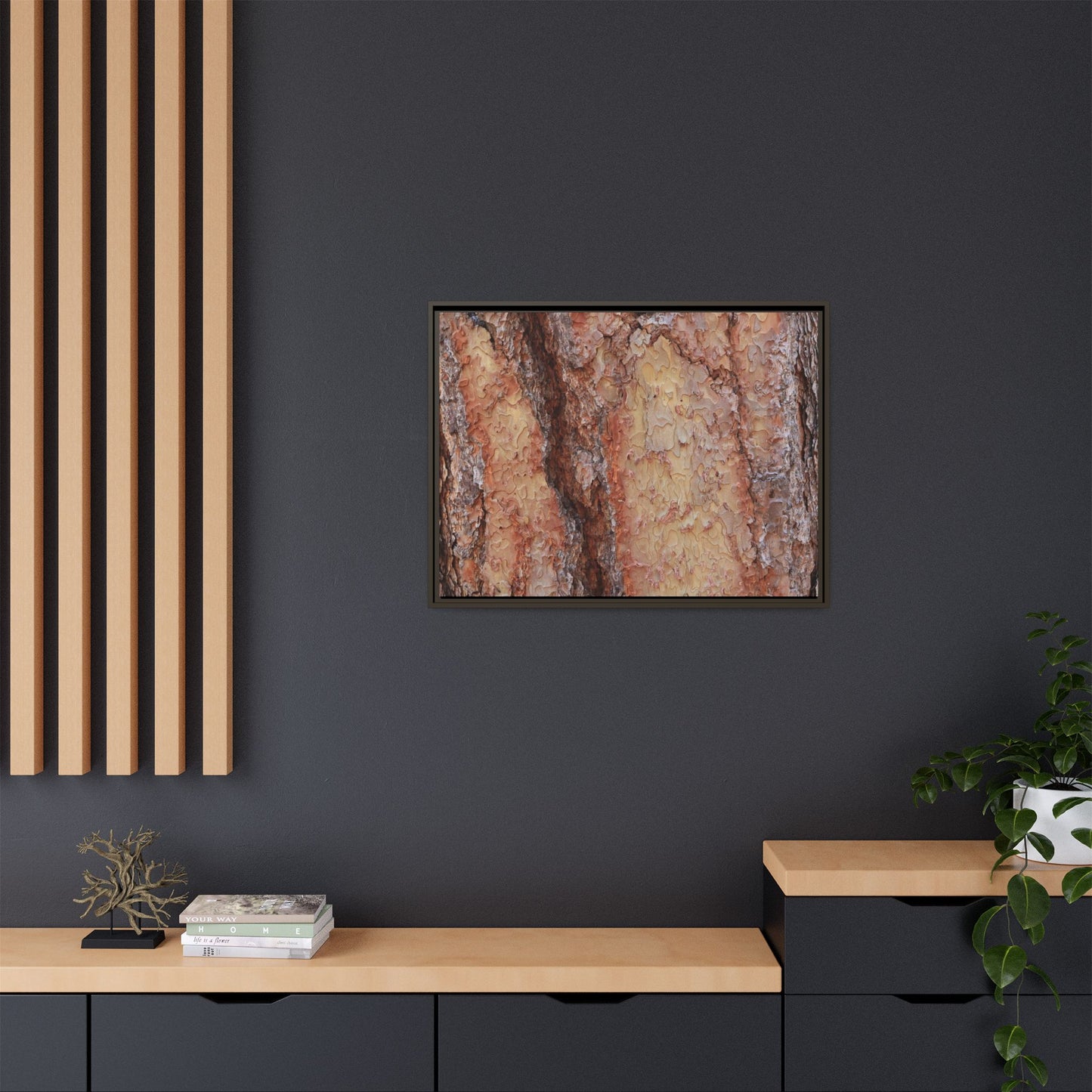 Rustic Rhythms - Unique Stretched Canvas Wall Art