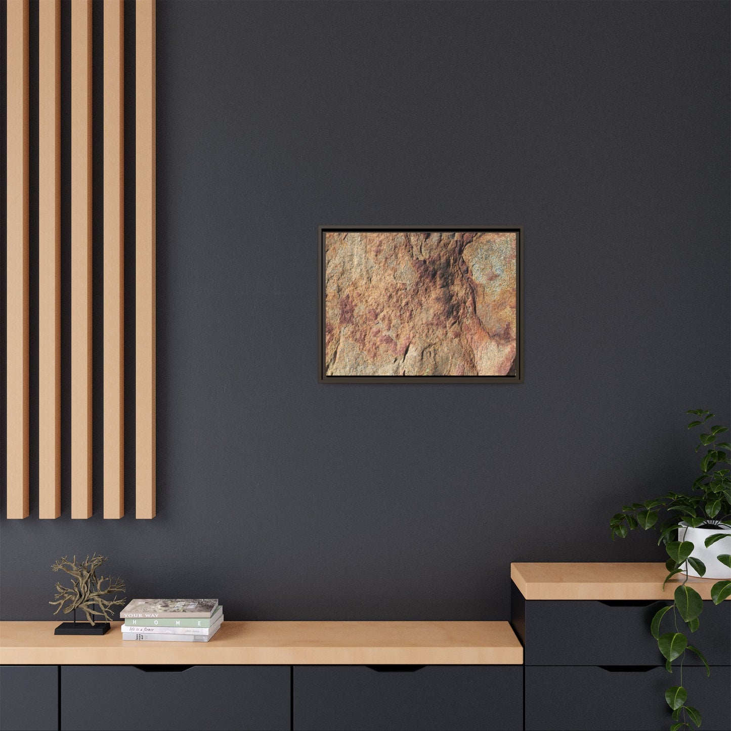 Russet Stone - Unique Stretched Canvas Wall Art