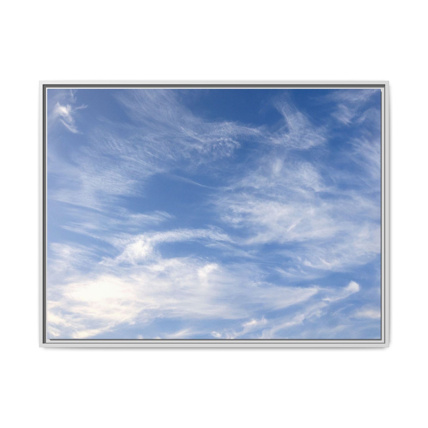 Ethereal Blue Tapestry - Unique Stretched Canvas Wall Art