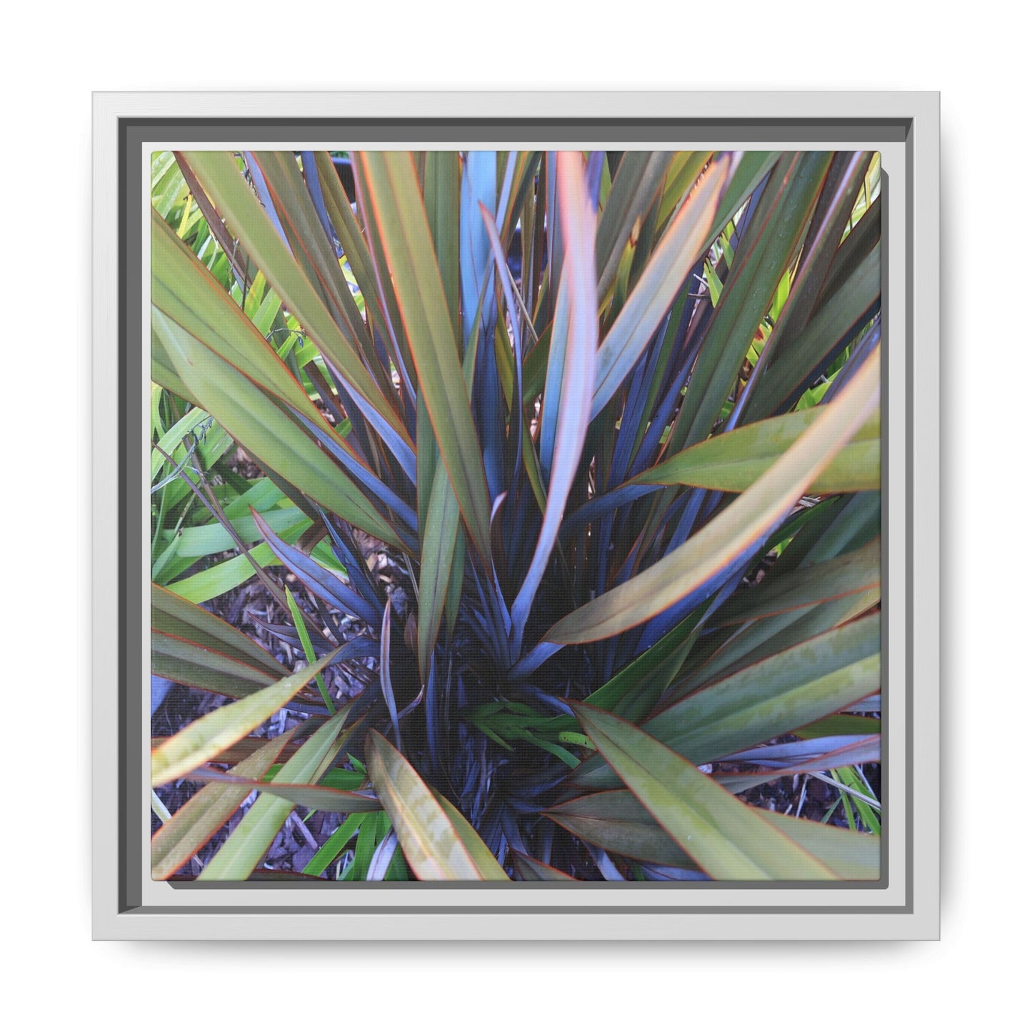 Radiant Leaves - Unique Stretched Canvas Wall Art