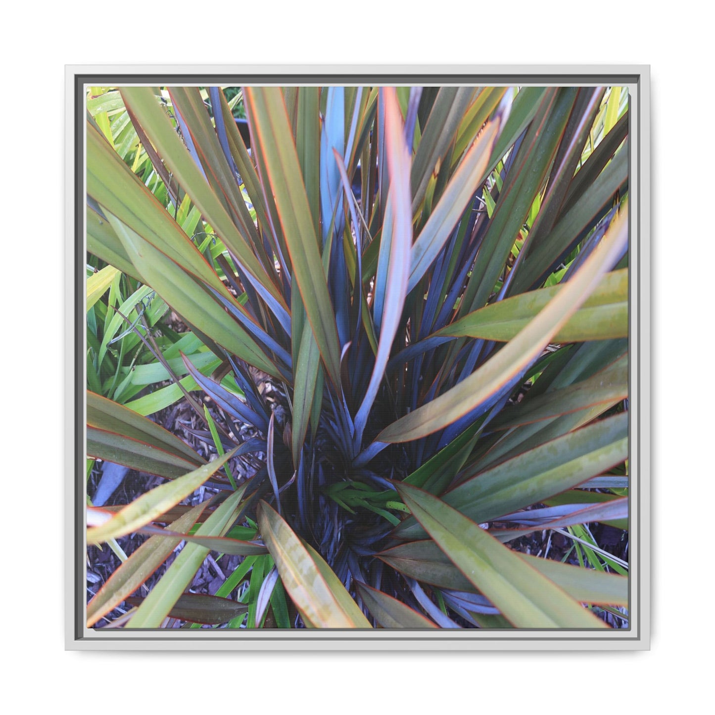 Radiant Leaves - Unique Stretched Canvas Wall Art