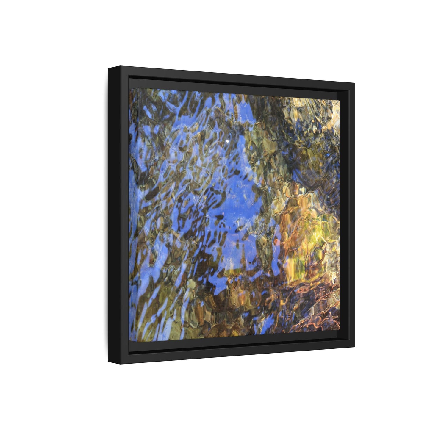 Watery Kaleidoscope - Unique Stretched Canvas Wall Art