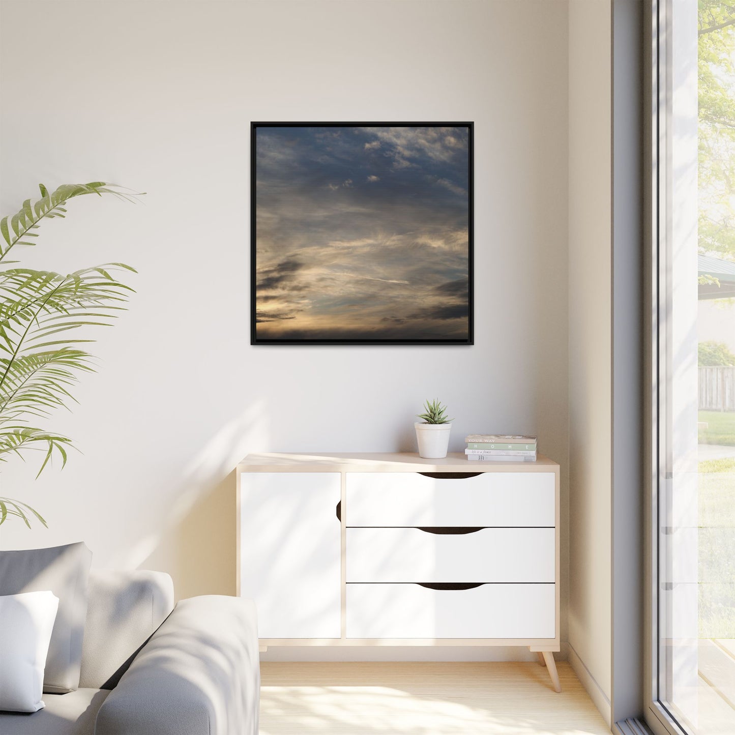 Clouded Thoughts - Unique Stretched Canvas Wall Art