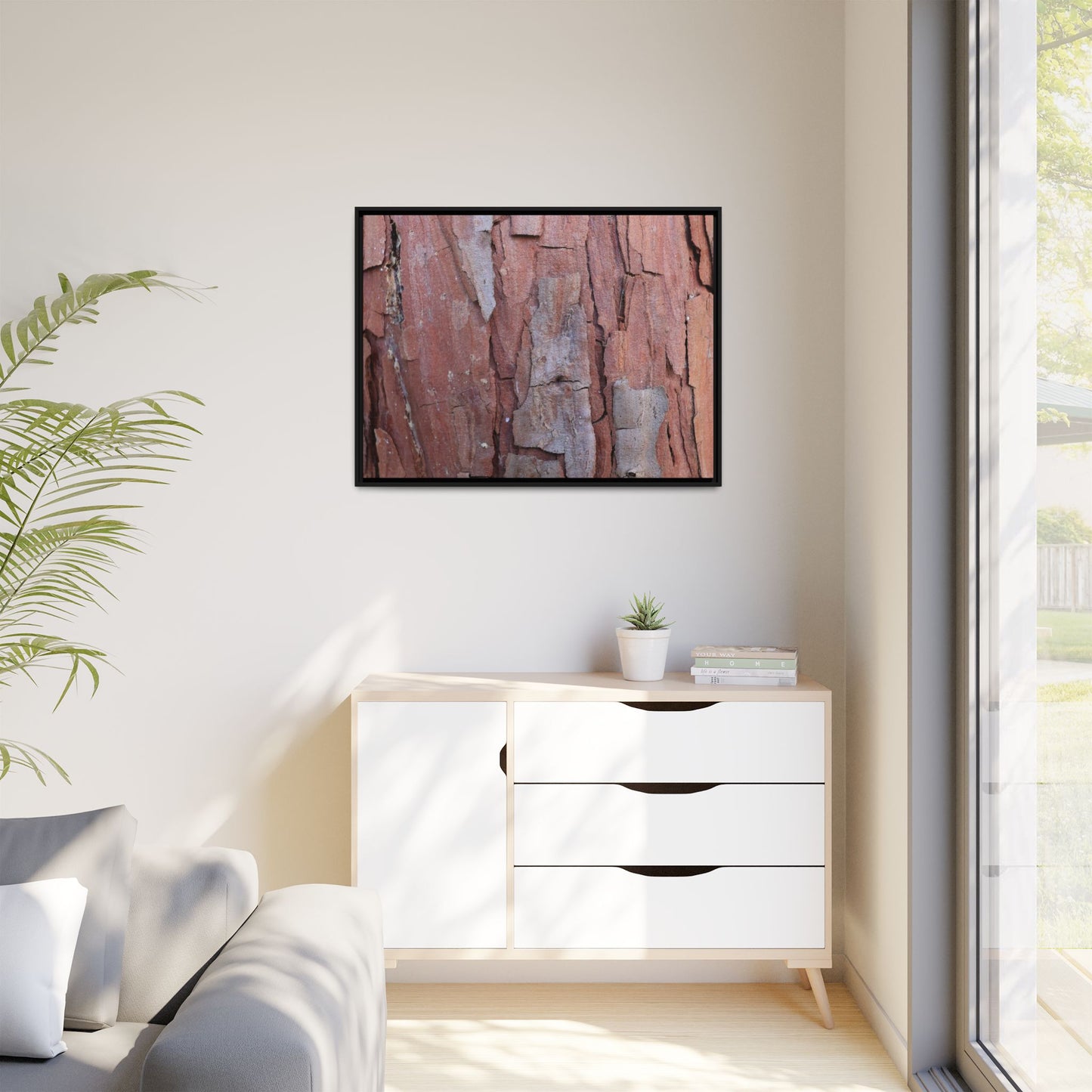 Peeling Bark - Unique Stretched Canvas Wall Art