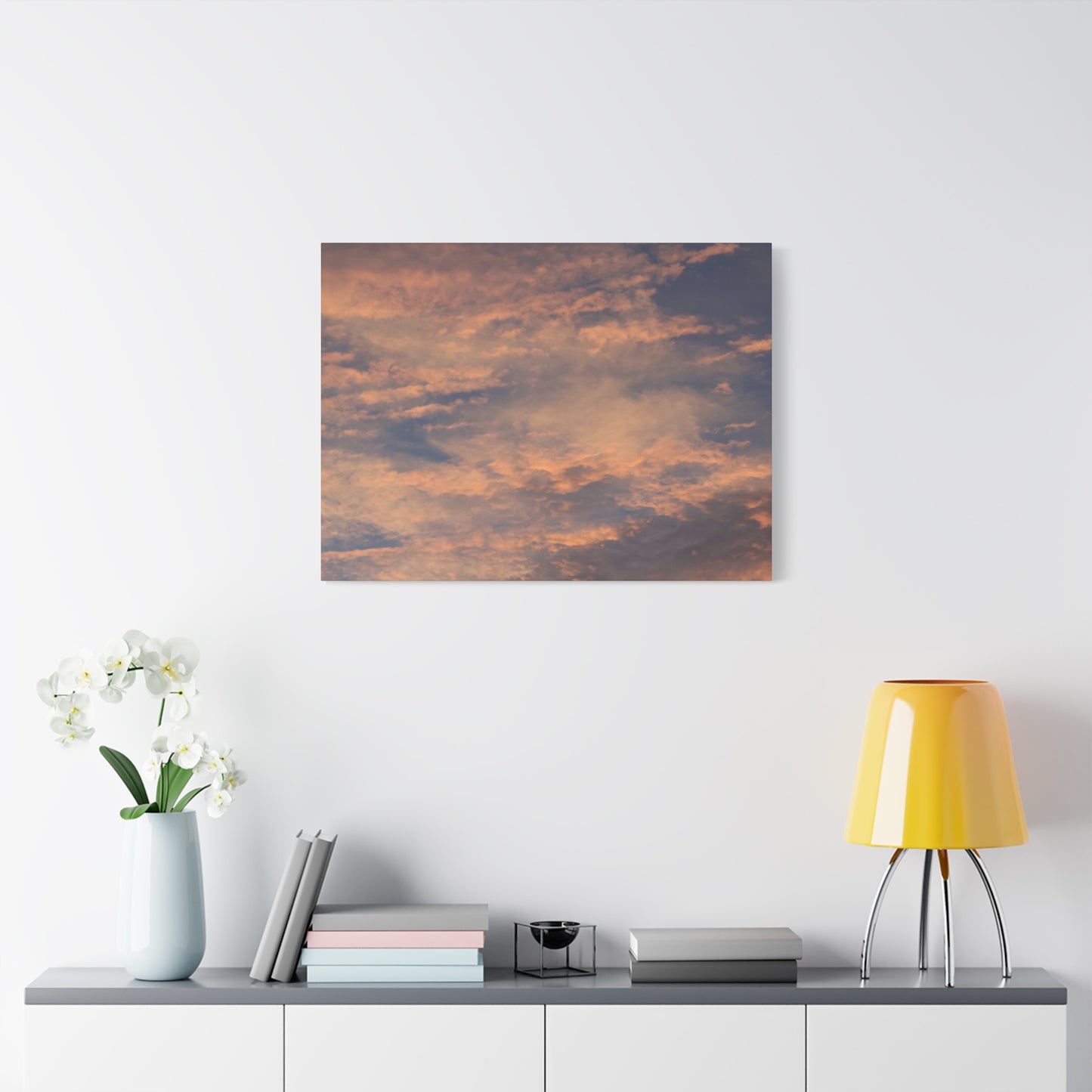Sunset's Whispers - Unique Frameless Canvas Wall Art