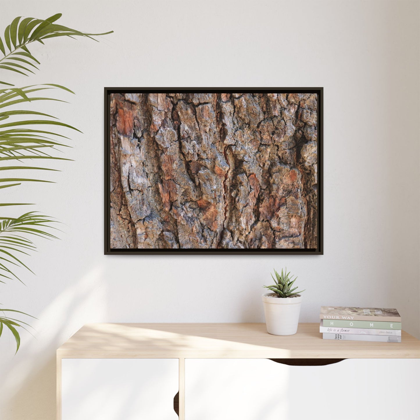 Tree's Timeworn Tale - Unique Stretched Canvas Wall Art
