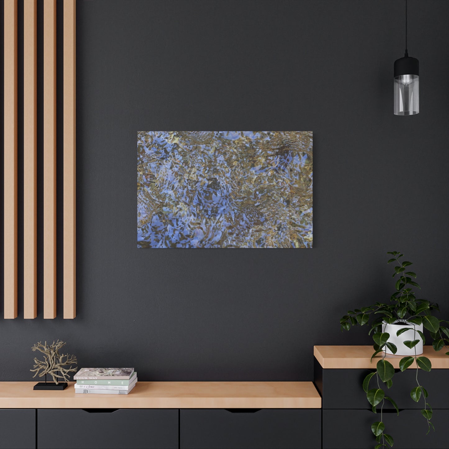Ripples of Memory - Unique Frameless Canvas Wall Art