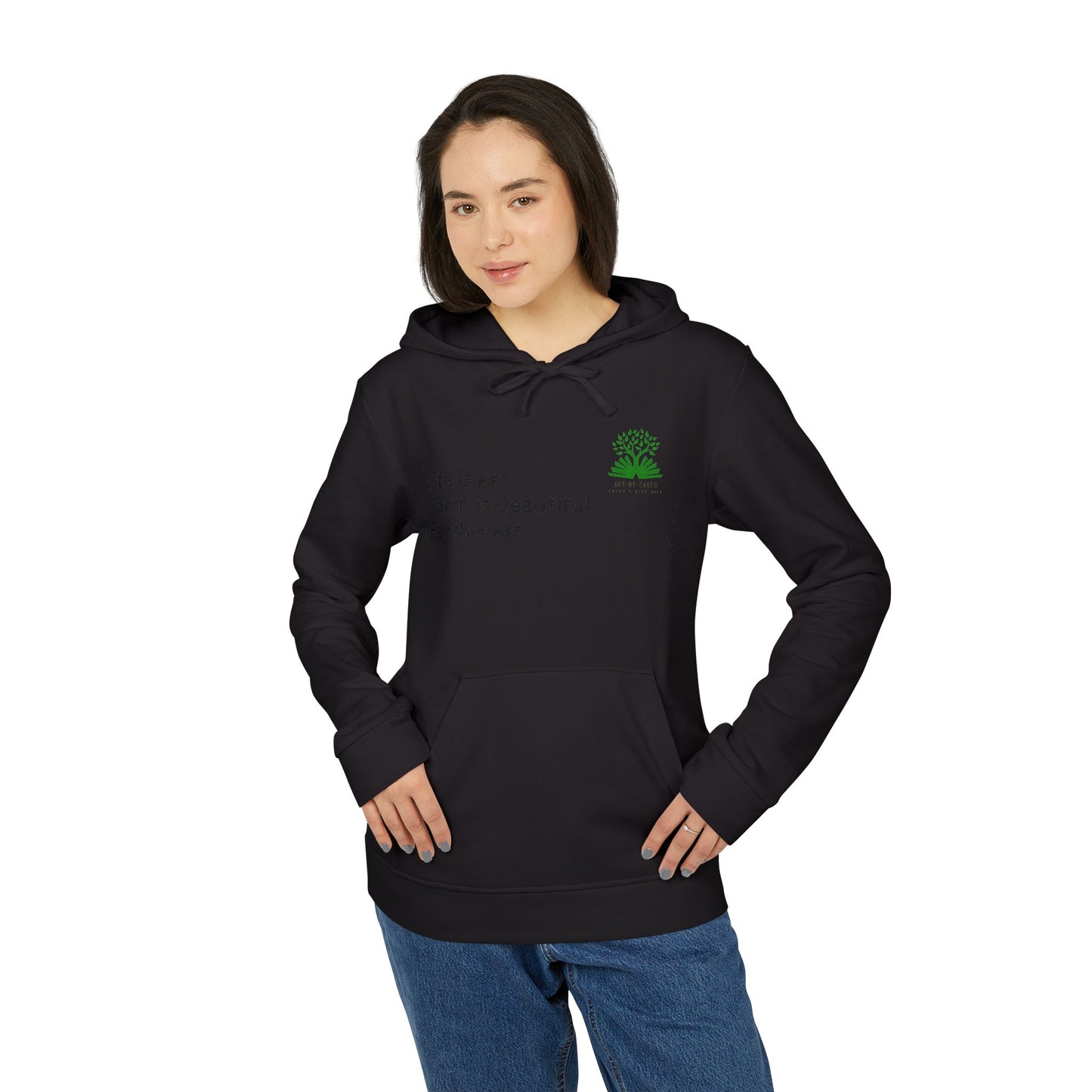 Z - ART BY EARTH HOODIE - adidas Unisex Fleece Hoodie