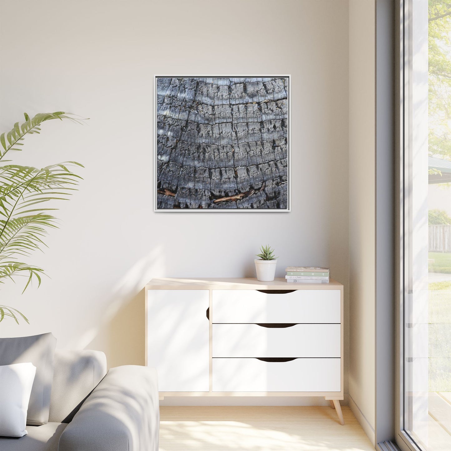 Charred Memories - Unique Stretched Canvas Wall Art