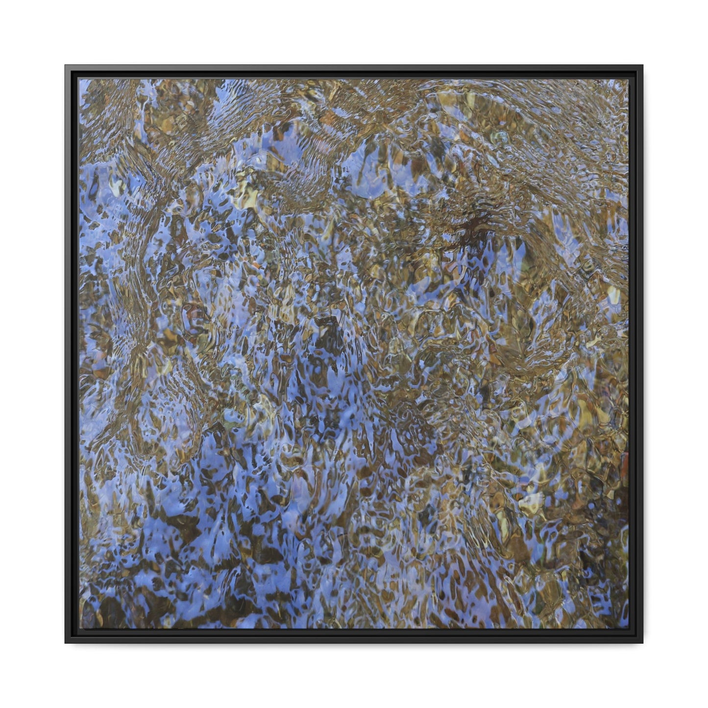 Aquatic Reflections - Unique Stretched Canvas Wall Art